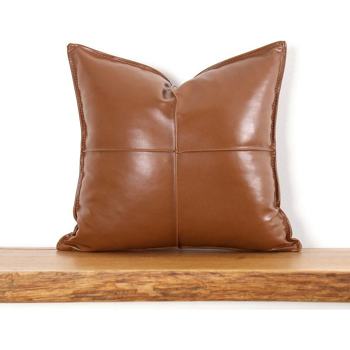 Perna 210FLF1116, maro, piele ecologica, 50x50 cm