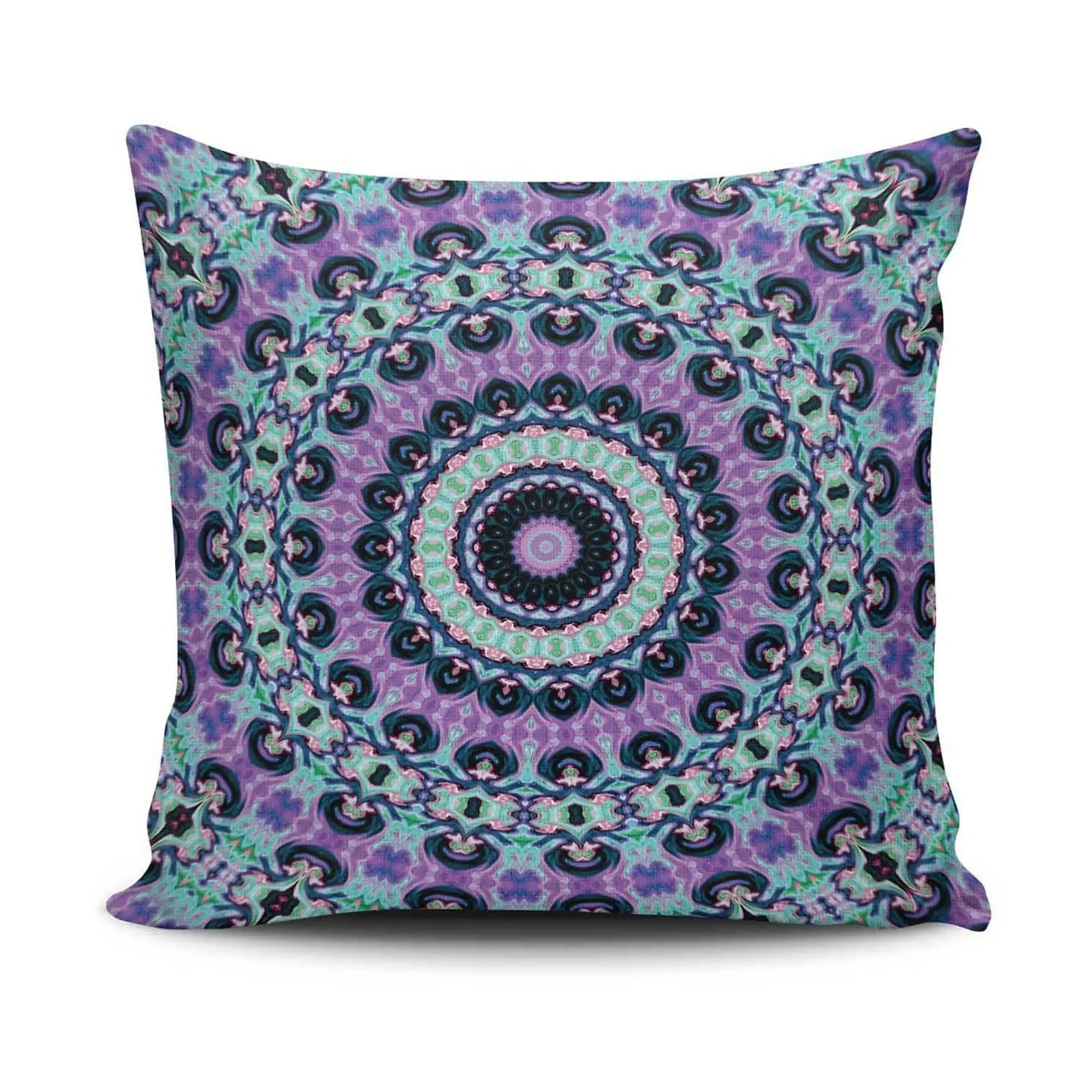 Perna MANDALA-06, multicolor, bumbac/poliester, 43x43 cm