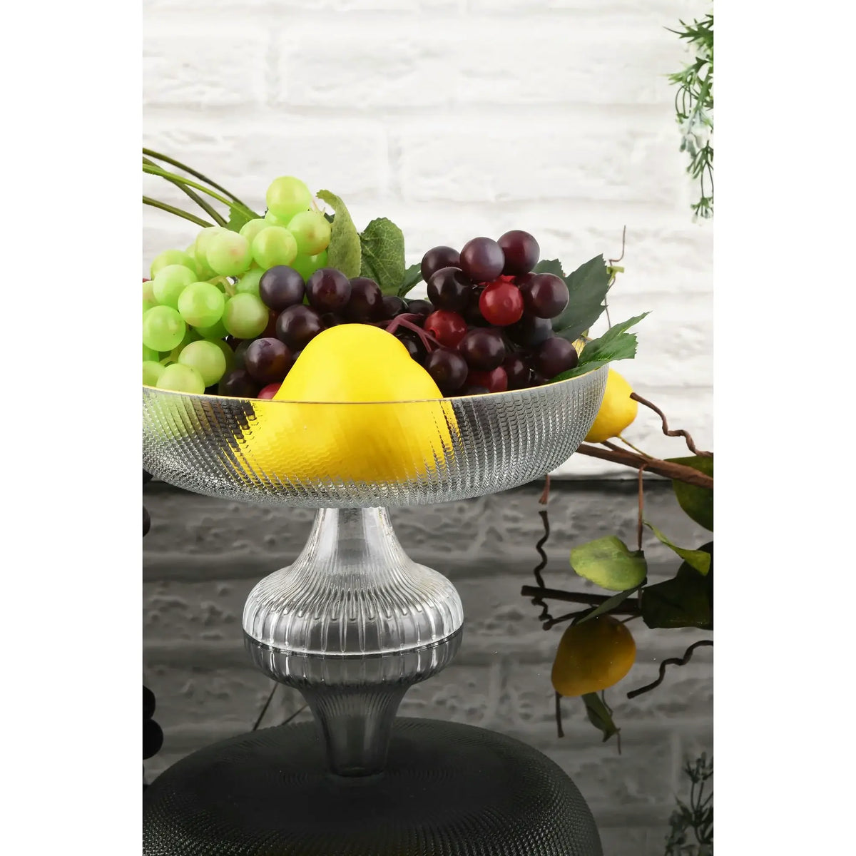 Platou fructe DAMLA 1AKAY24, transparent, sticlă