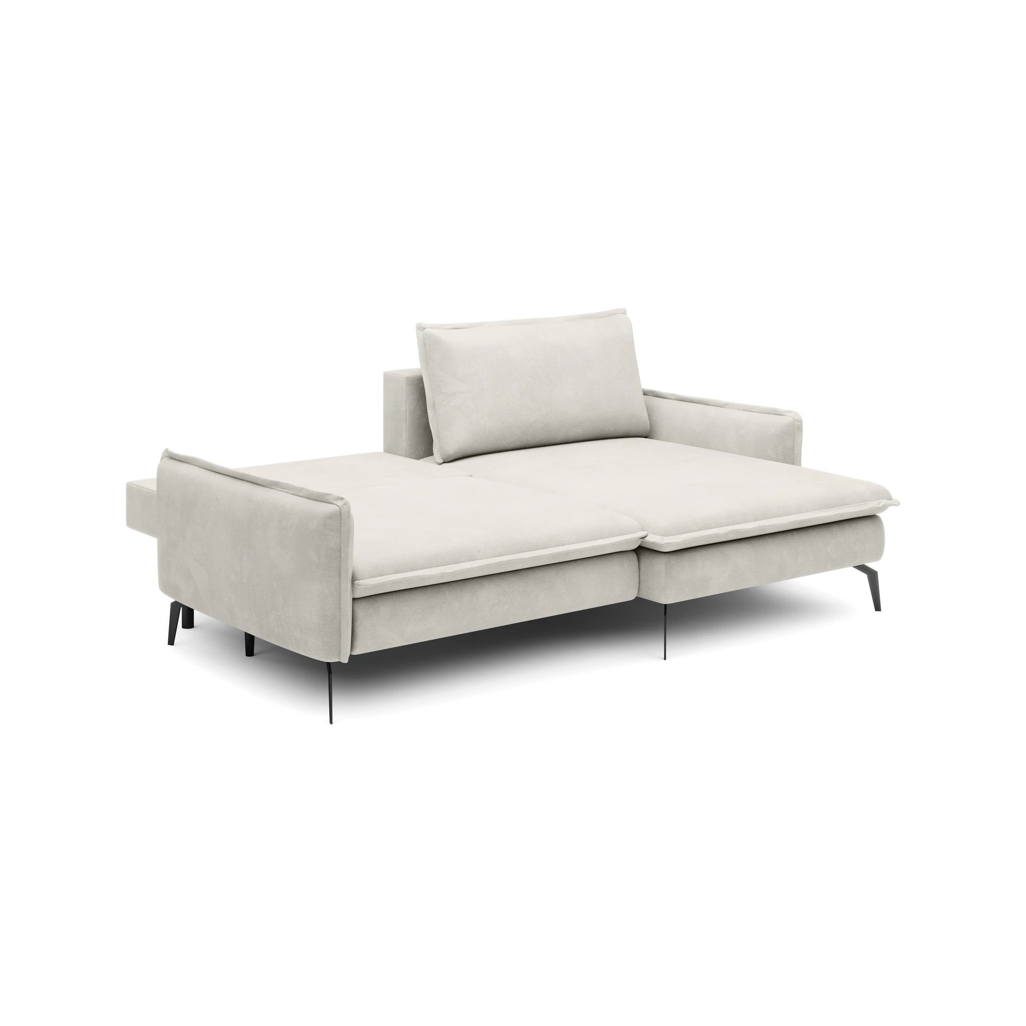 Coltar extensibil GLOSSY, personalizabil materiale Gama Premium, cu lada depozitare, 226x162x88 cm