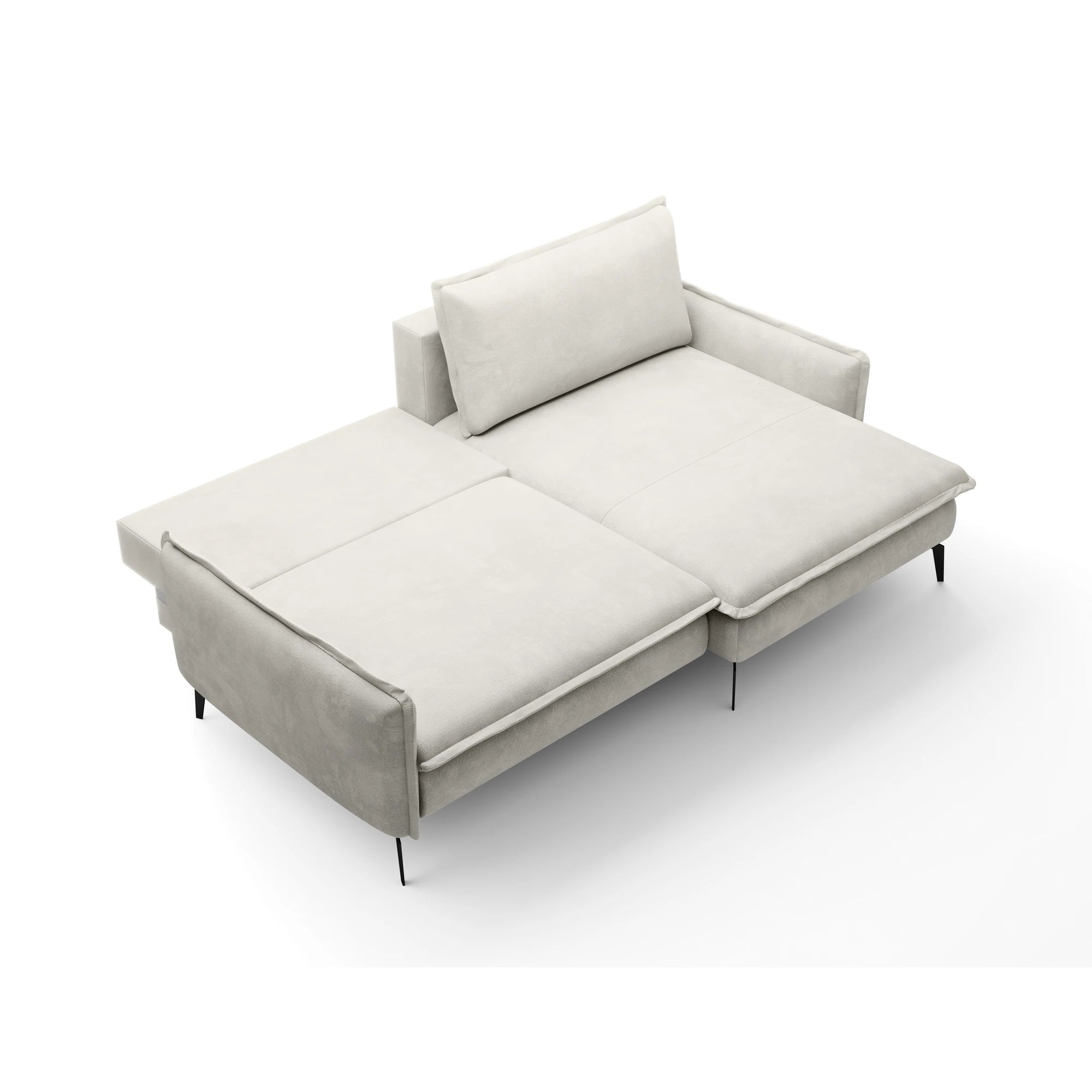 Coltar extensibil GLOSSY, personalizabil materiale Gama Premium, cu lada depozitare, 226x162x88 cm