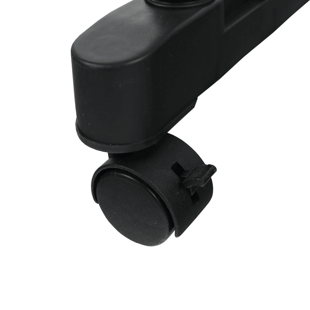 Stander haine OLIVER, negru/crom, metal/plastic, 80x43x150 cm