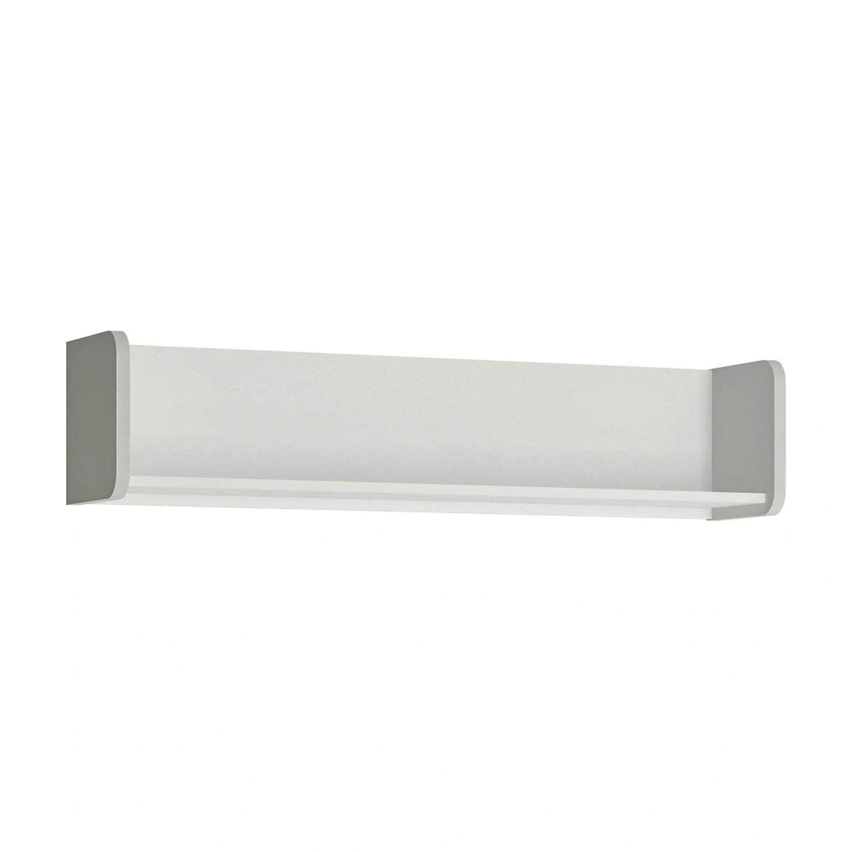 Polita ALBI, alb, PAL laminat, 118x24x26 cm