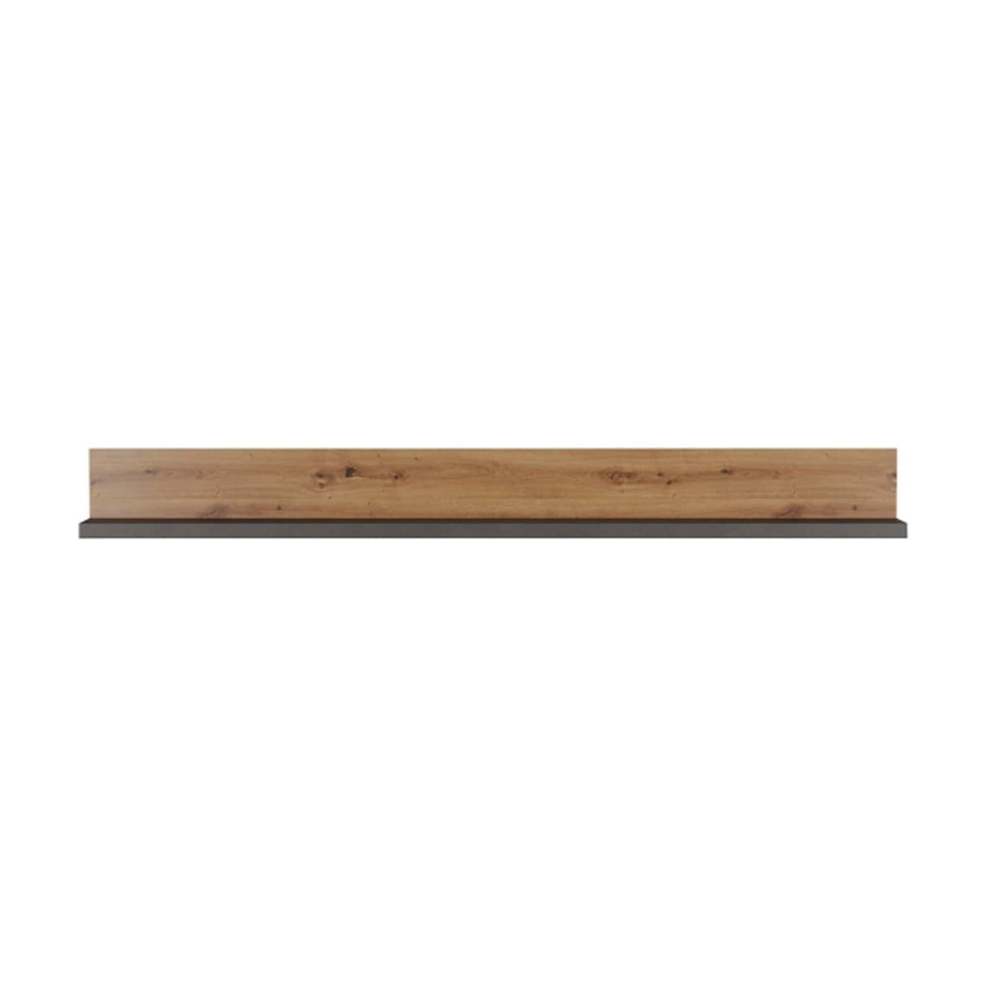 Polita FOLLOW, stejar artisan, PAL laminat, 180X22X20 cm