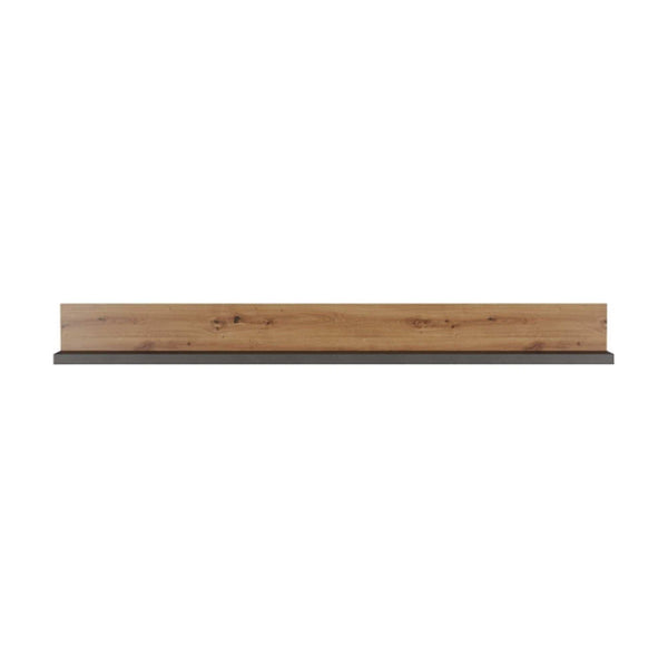 Polita FOLLOW, stejar artisan, PAL laminat, 180X22X20 cm