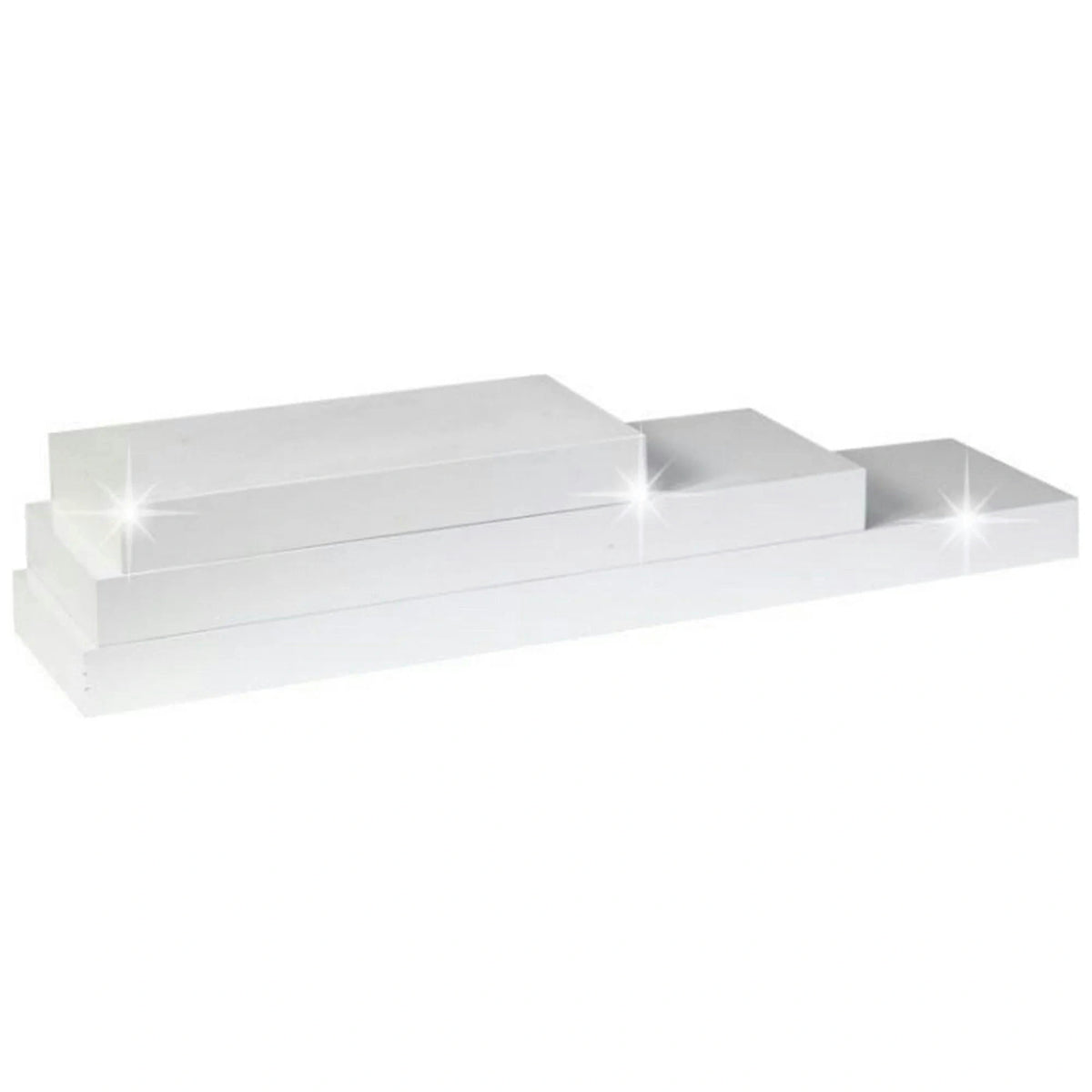 Polita GANA FY 11044-5, alb lucios, 30x25x5 cm