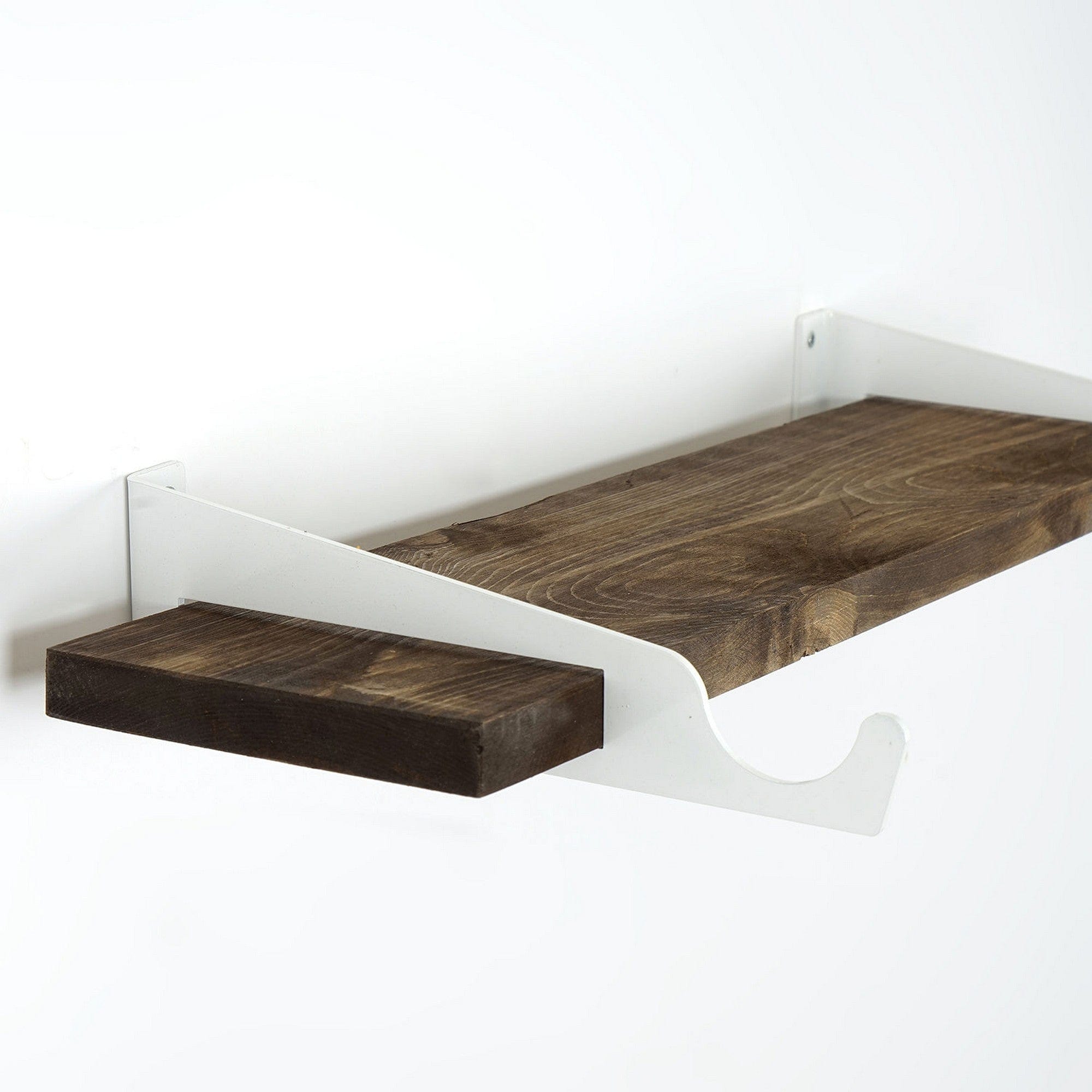 Polita LAM017, nuc, lemn, 60x14x7 cm