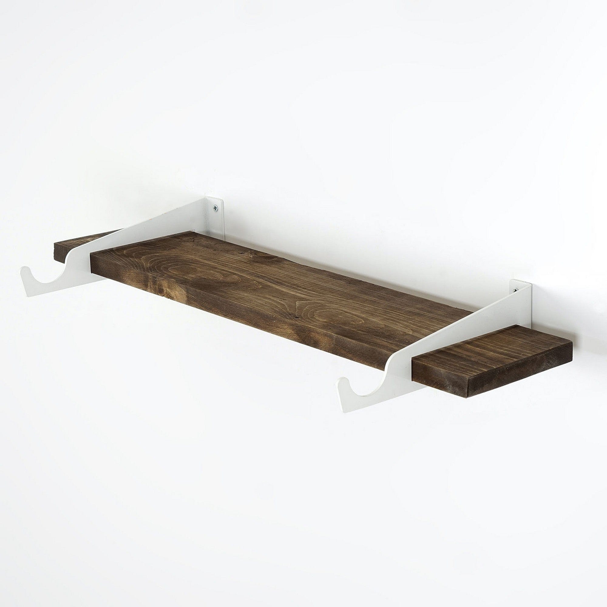 Polita LAM017, nuc, lemn, 60x14x7 cm