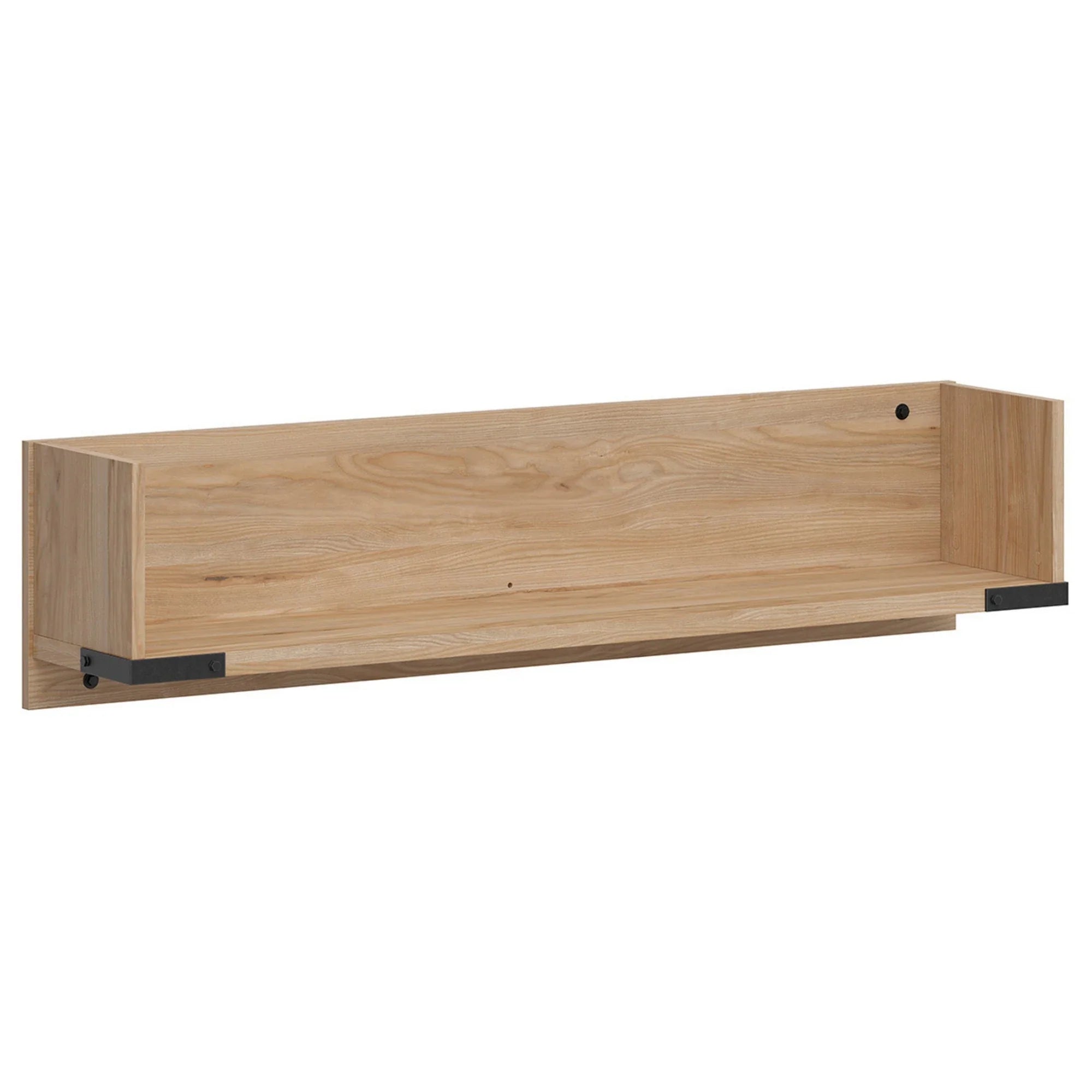 Polita LARA, stejar, PAL laminat, 117x24x28 cm