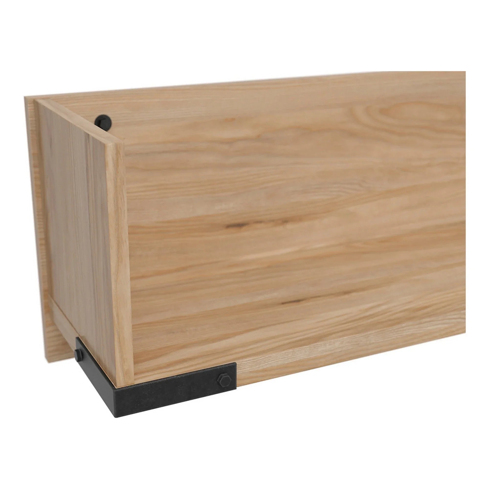 Polita LARA, stejar, PAL laminat, 117x24x28 cm