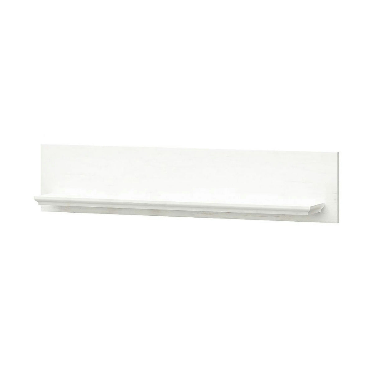 Polita living IRYS, pin alb anderson, PAL laminat, 119x18x26 cm