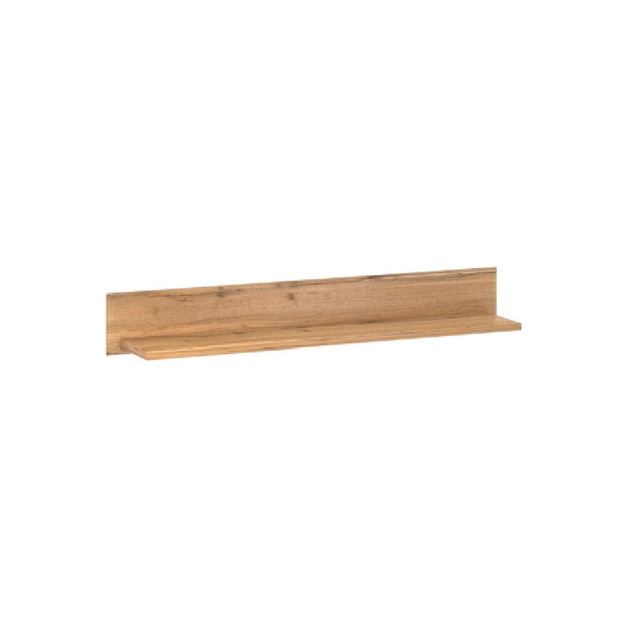 Polita PUSAN U, stejar apalache, DTD LAMINAT, 115x16x22 cm