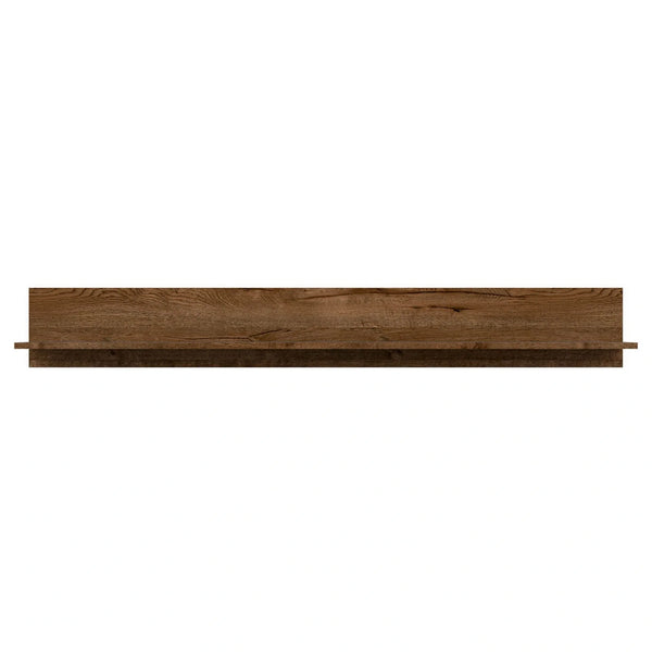 Polita RUSO, stejar, PAL laminat, 149x28x20 cm