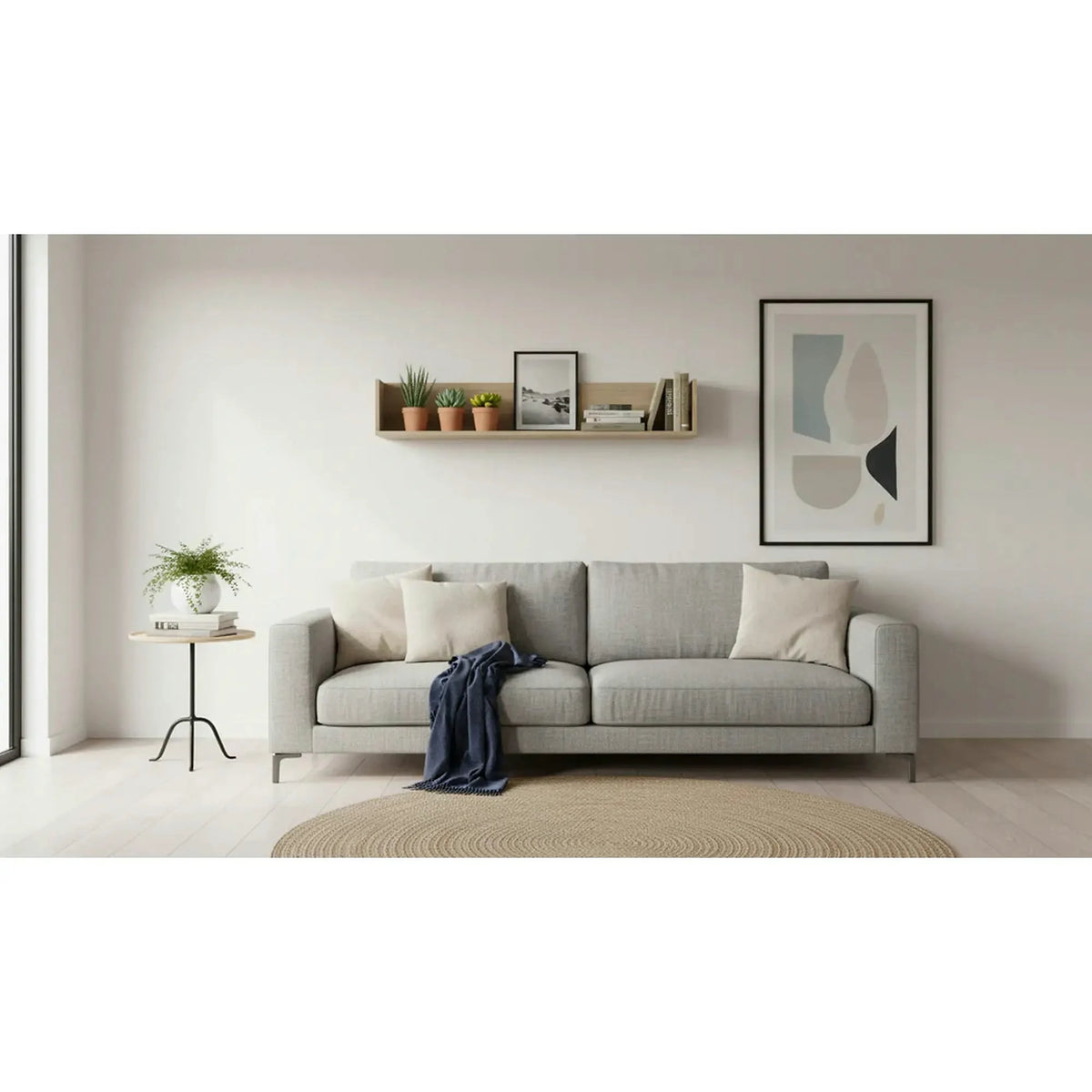Polita TEMPO ASISTENT NEW 029-00, stejar sonoma, DTD laminat, 120x25x25 cm