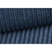 Canapea extensibila TINO 140, stofa catifelata albastru - Poso 05, 187x97x84 cm
