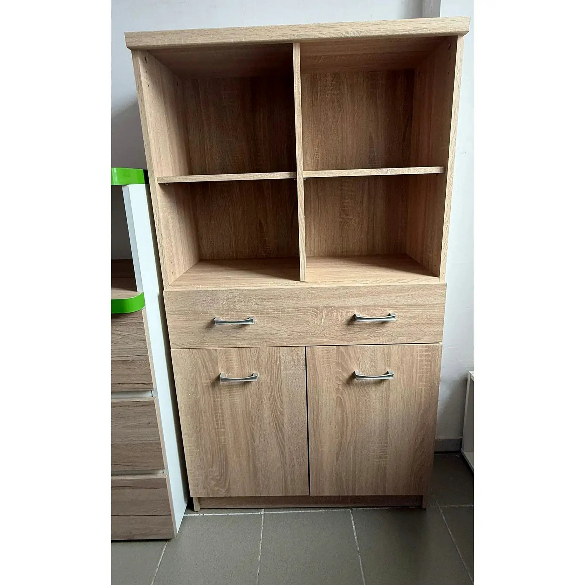 PRODUS RESIGILAT - Comoda TOP MIX, stejar sonoma, PAL, 80x33x145 cm