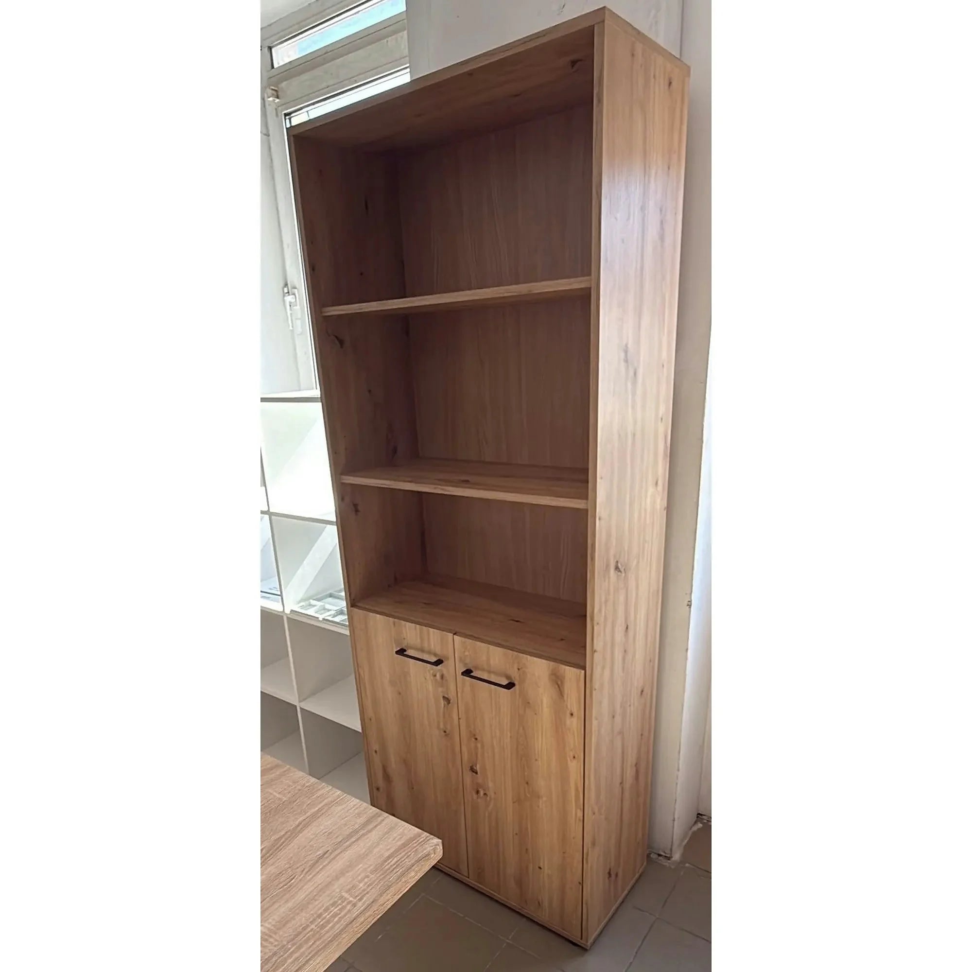 PRODUS RESIGILAT - Dulap SPACE OFFICE, stejar artisan, PAL, 80x37x203 cm
