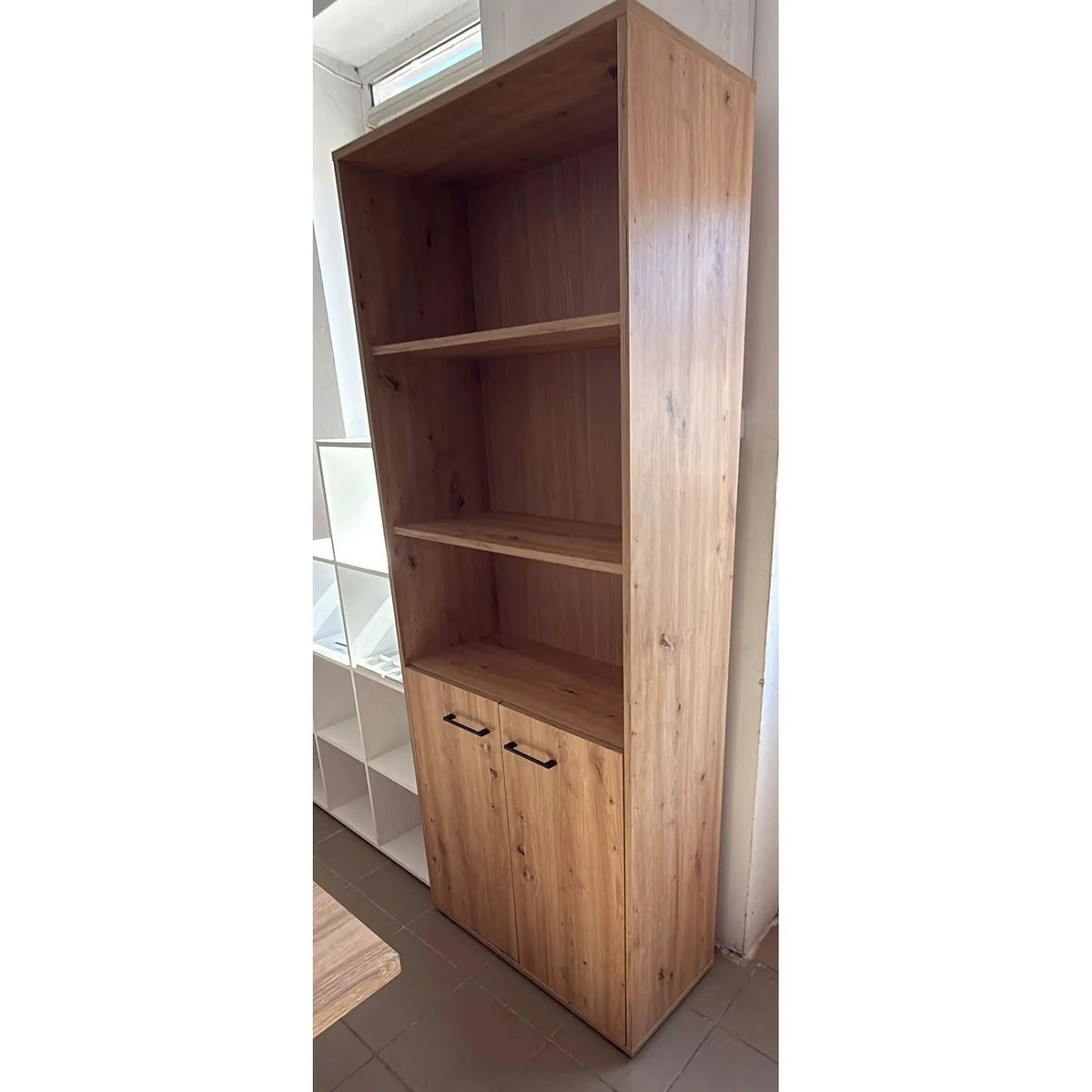 PRODUS RESIGILAT - Dulap SPACE OFFICE, stejar artisan, PAL, 80x37x203 cm