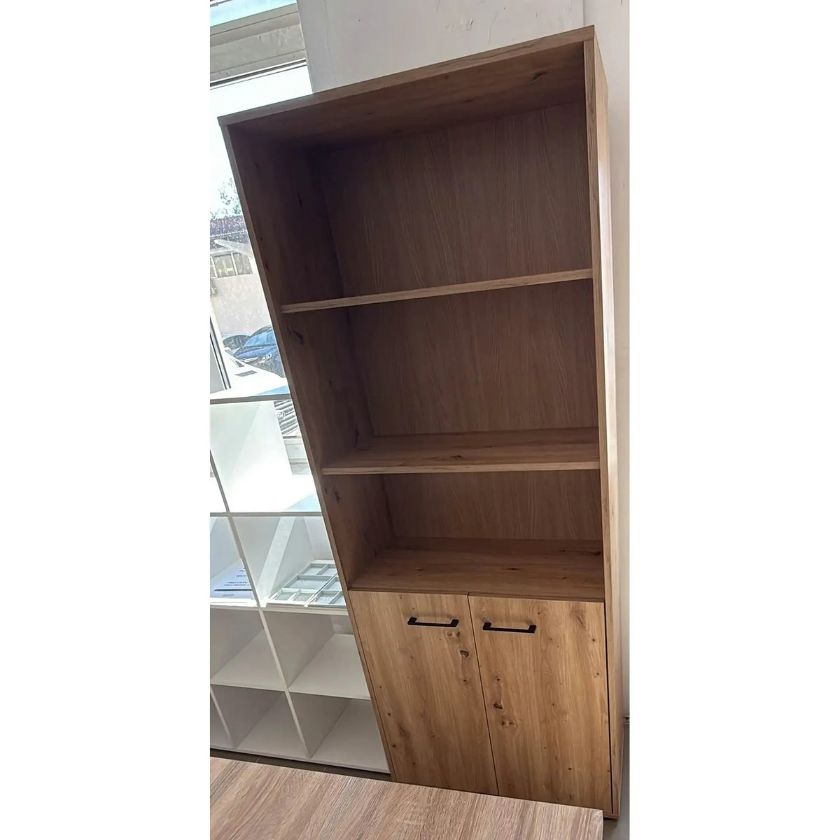 PRODUS RESIGILAT - Dulap SPACE OFFICE, stejar artisan, PAL, 80x37x203 cm