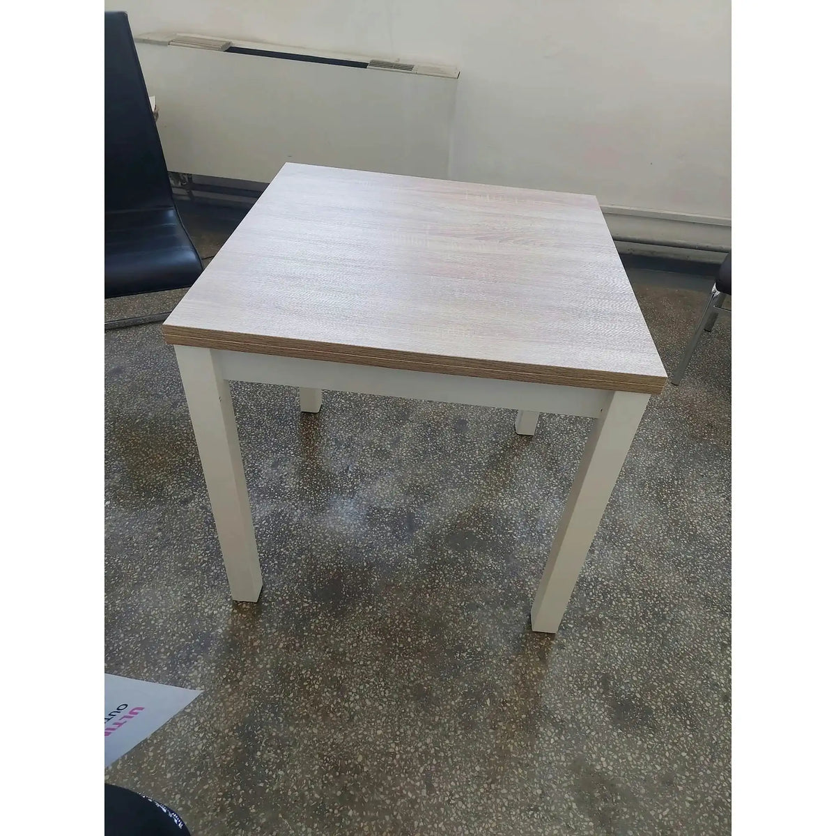 PRODUS RESIGILAT - Masa extensibila GRACJAN, stejar sonoma/alb, PAL, 80/160x80x76 cm