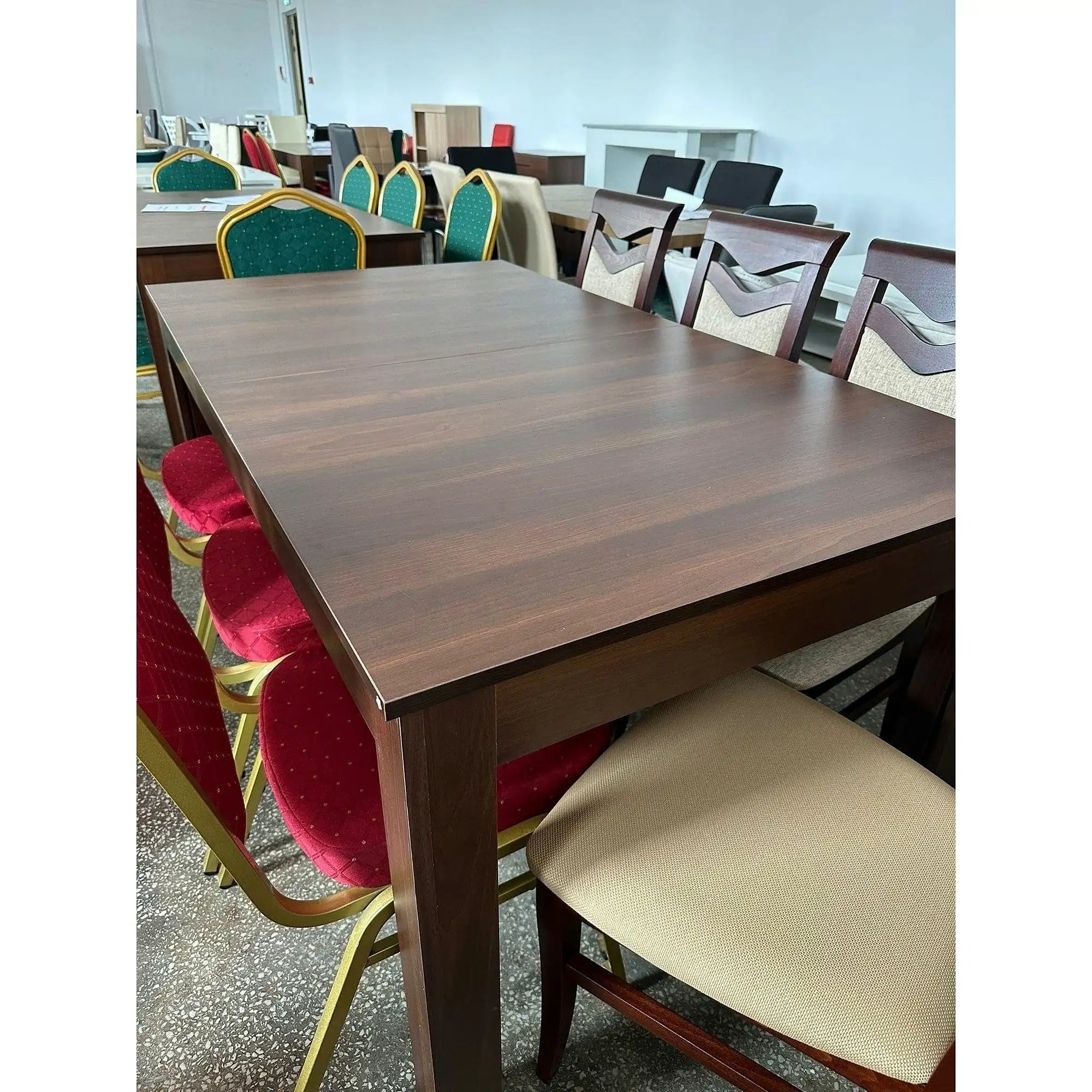 PRODUS RESIGILAT - Masa living 12 persoane nuc inchis SEWERYN, 160/300X90X76 CM