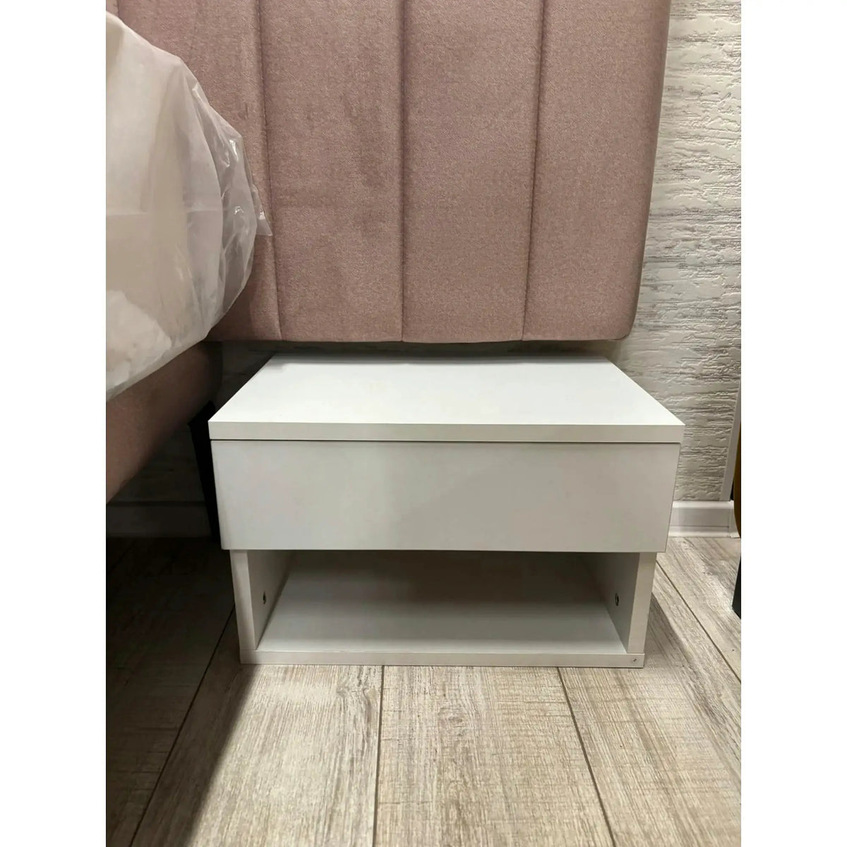 PRODUS RESIGILAT - Noptiera Jamot, alb, PAL, 45x29x32 cm