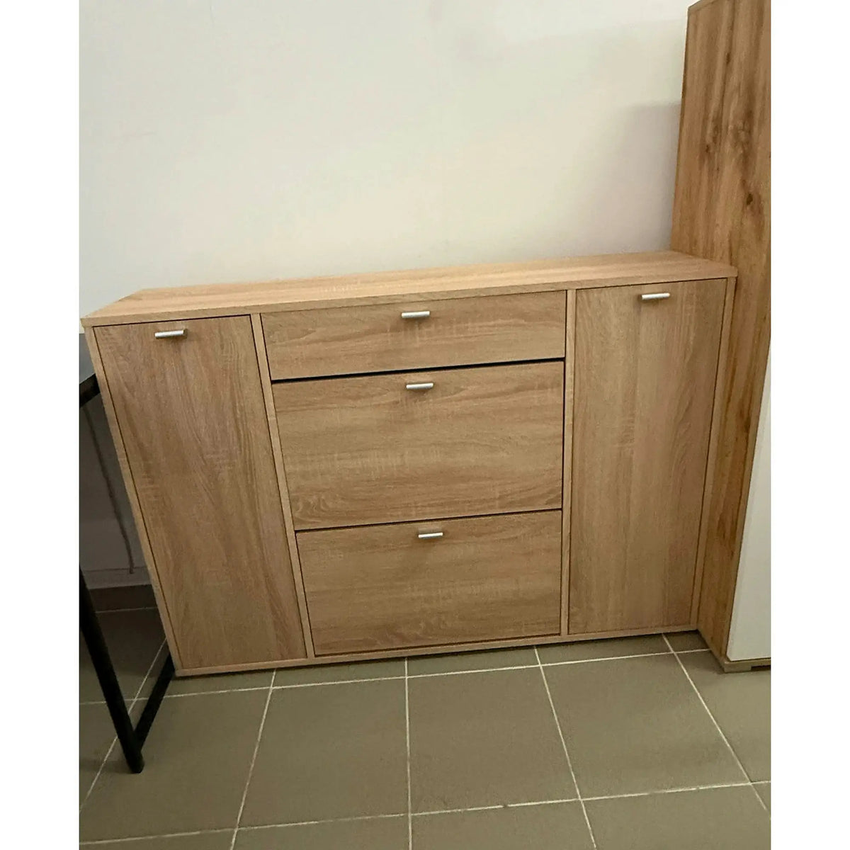 PRODUS RESIGILAT - Pantofar ANABELA, stejar sonoma, PAL, 120x28x85 cm