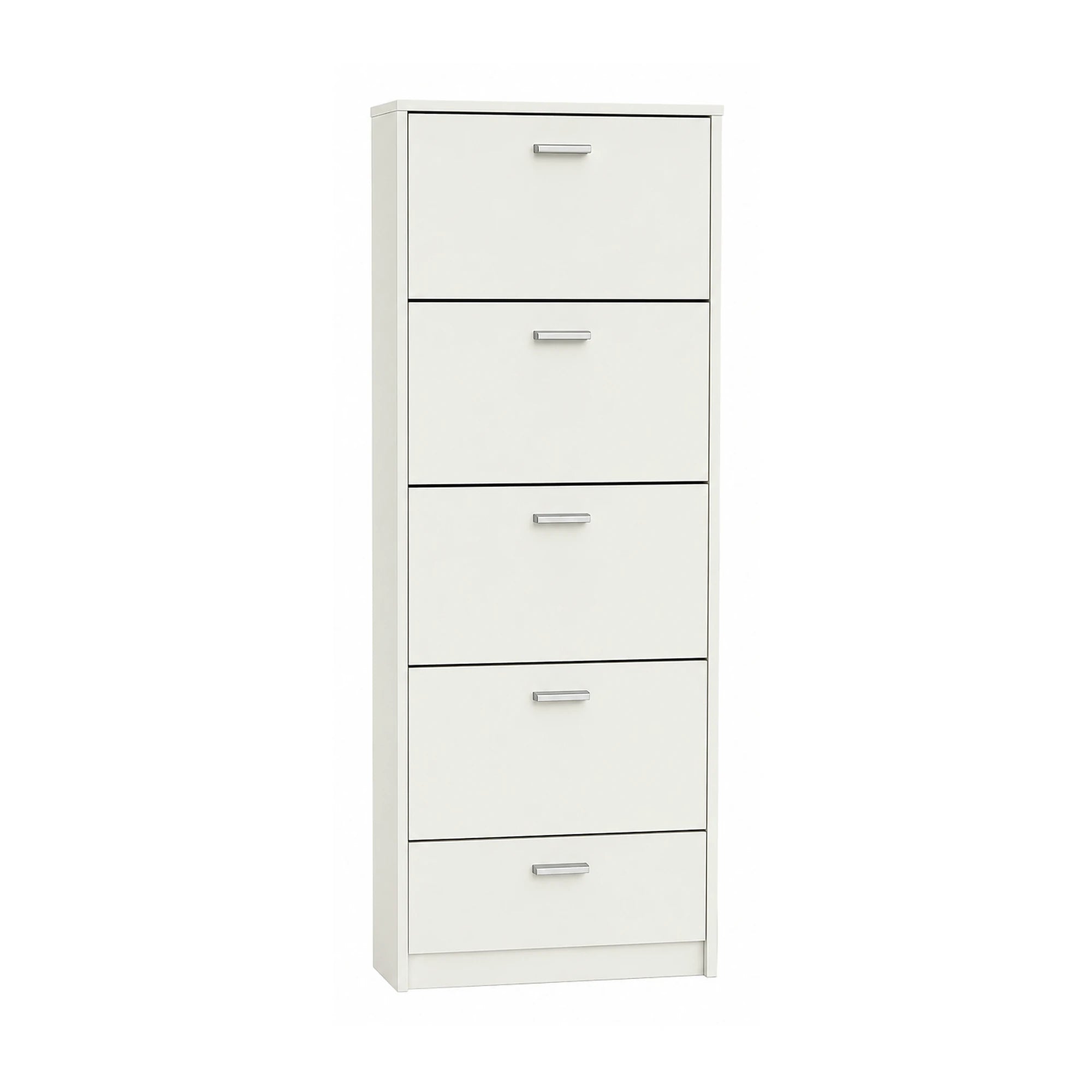 PRODUS RESIGILAT - Pantofar MOBI 15, alb, DTD laminat, 58x18x170 cm