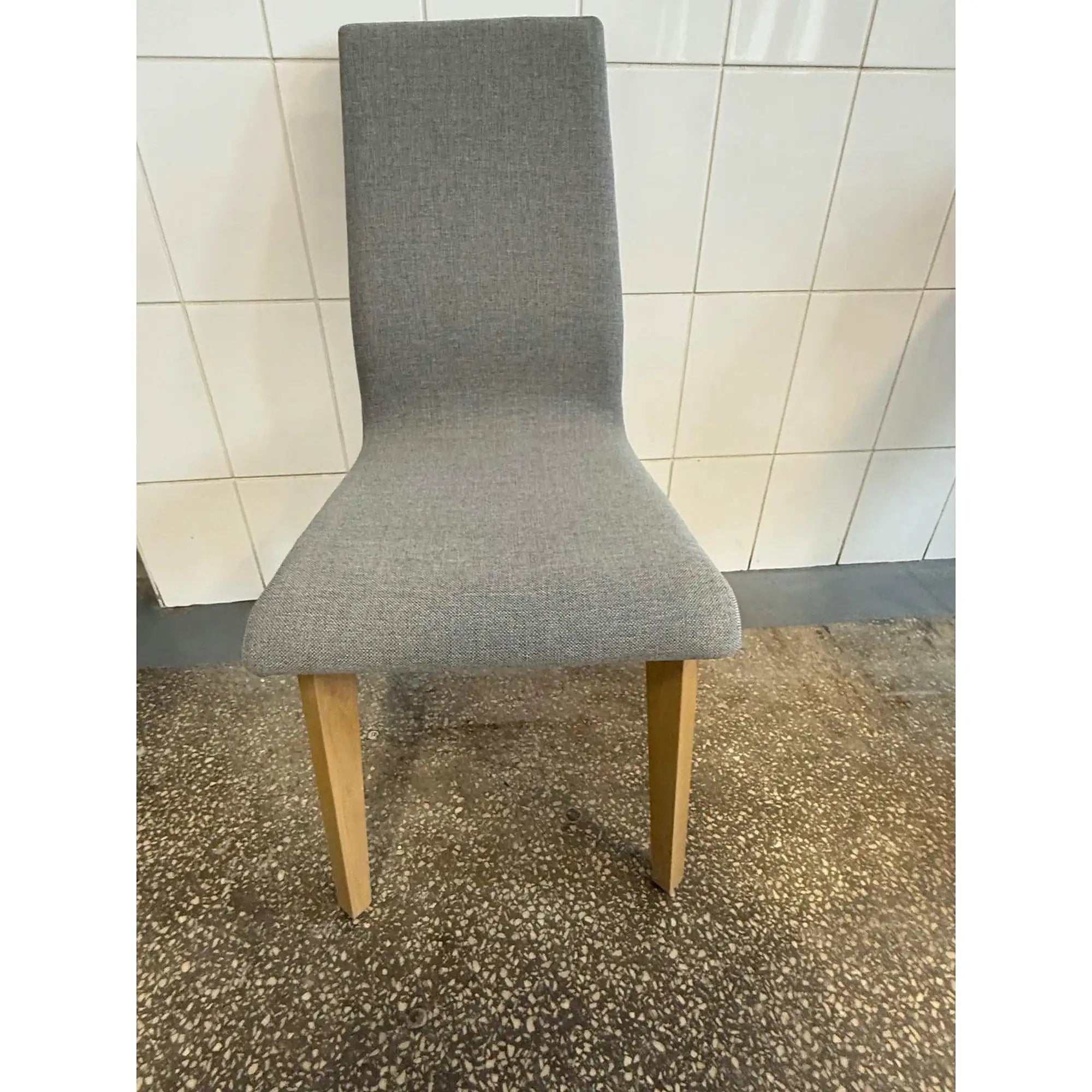 PRODUS RESIGILAT - Scaun FOCUS, gri/stejar, stofa clasica/lemn, 45x61x94 cm