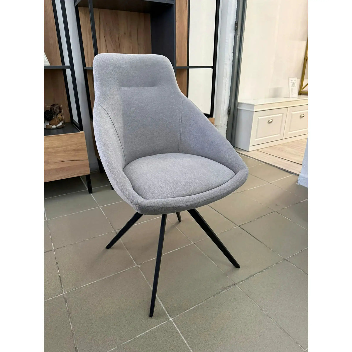 PRODUS RESIGILAT - Scaun K431, stofa gri, 55x54x84 cm