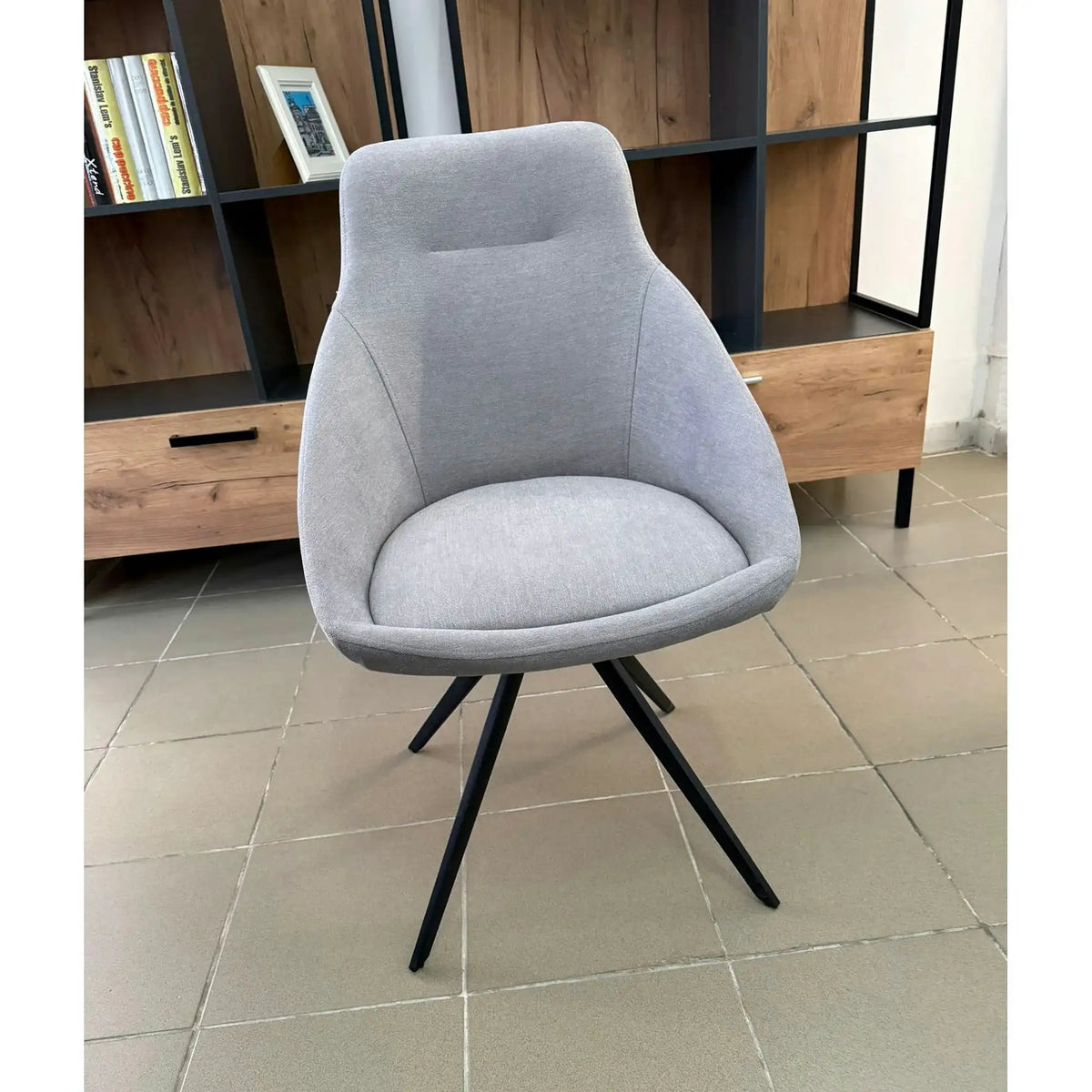 PRODUS RESIGILAT - Scaun K431, stofa gri, 55x54x84 cm