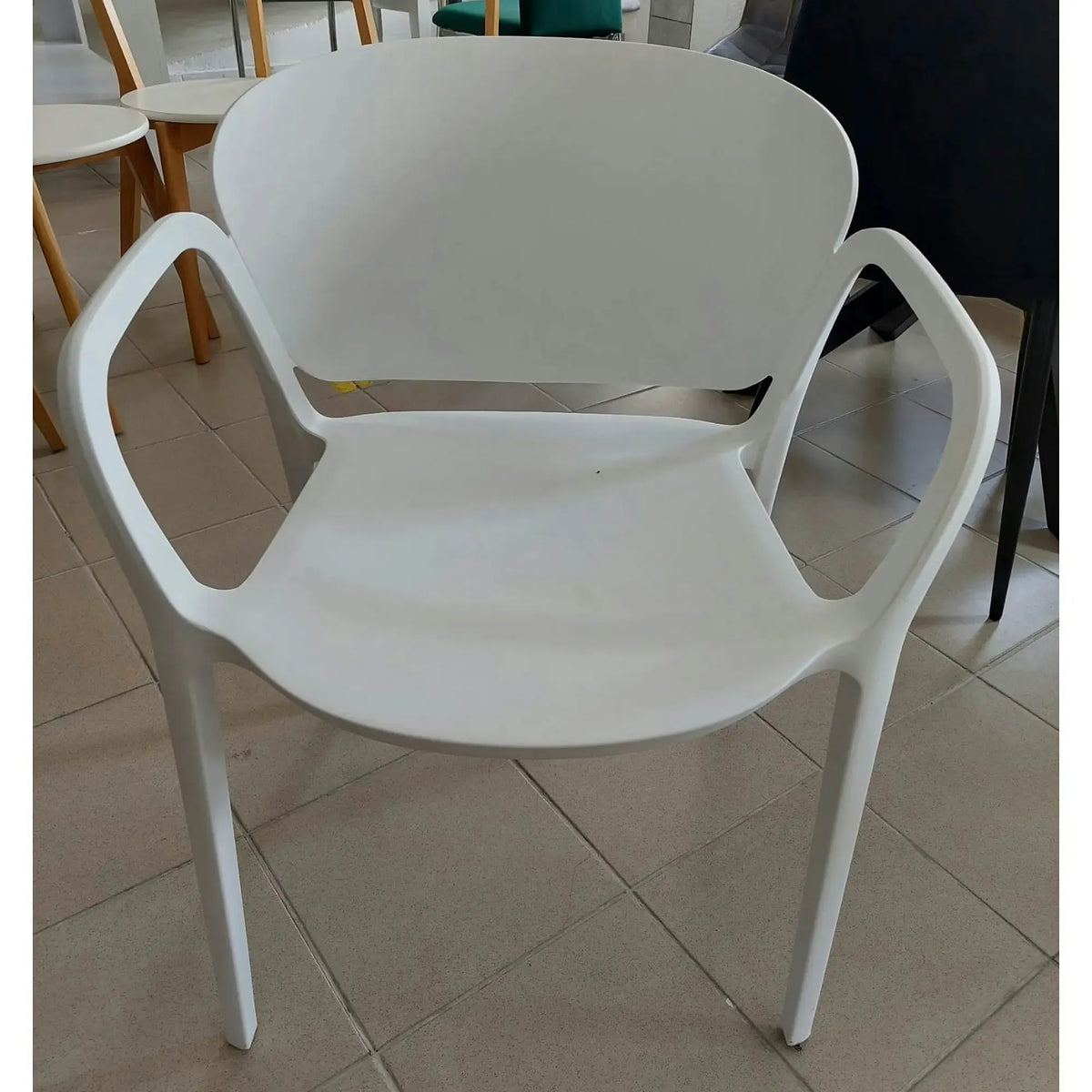 PRODUS RESIGILAT - Scaun K491, alb, polipropilena, 60x56x76 cm
