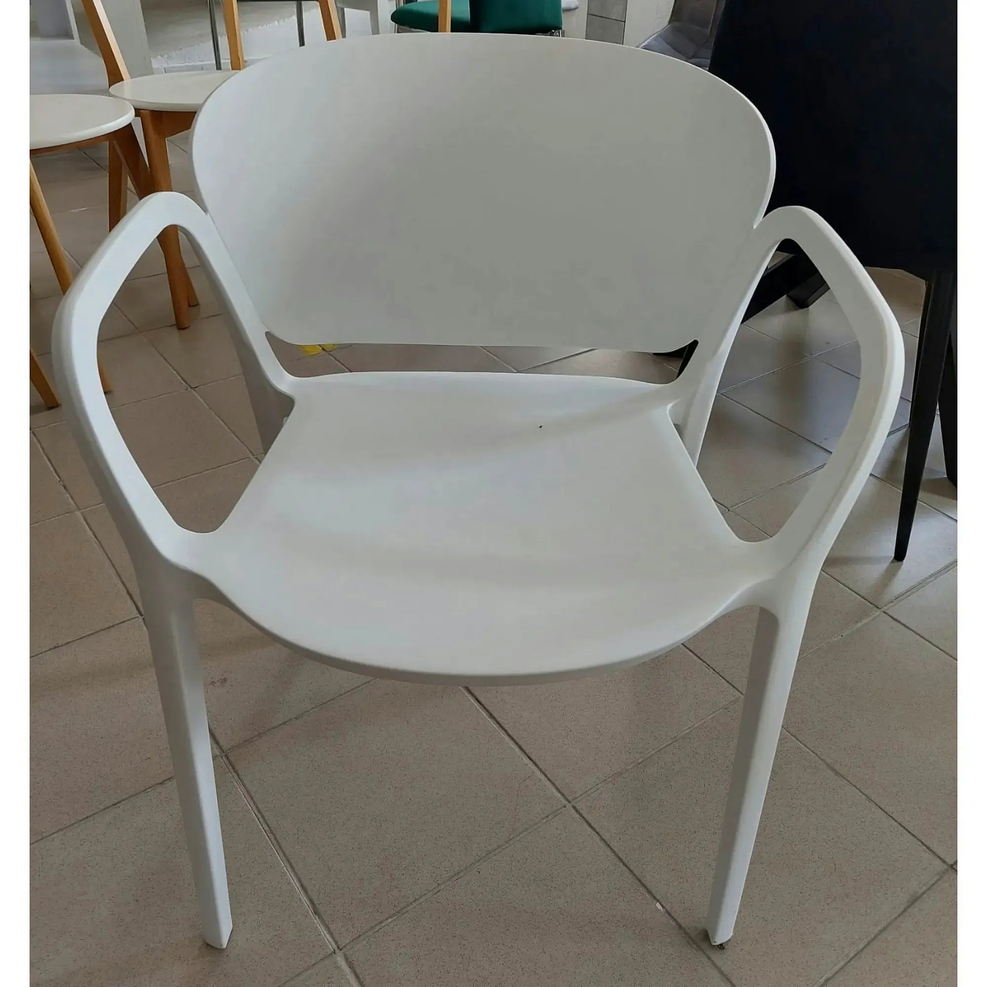 PRODUS RESIGILAT - Scaun K491, alb, polipropilena, 60x56x76 cm