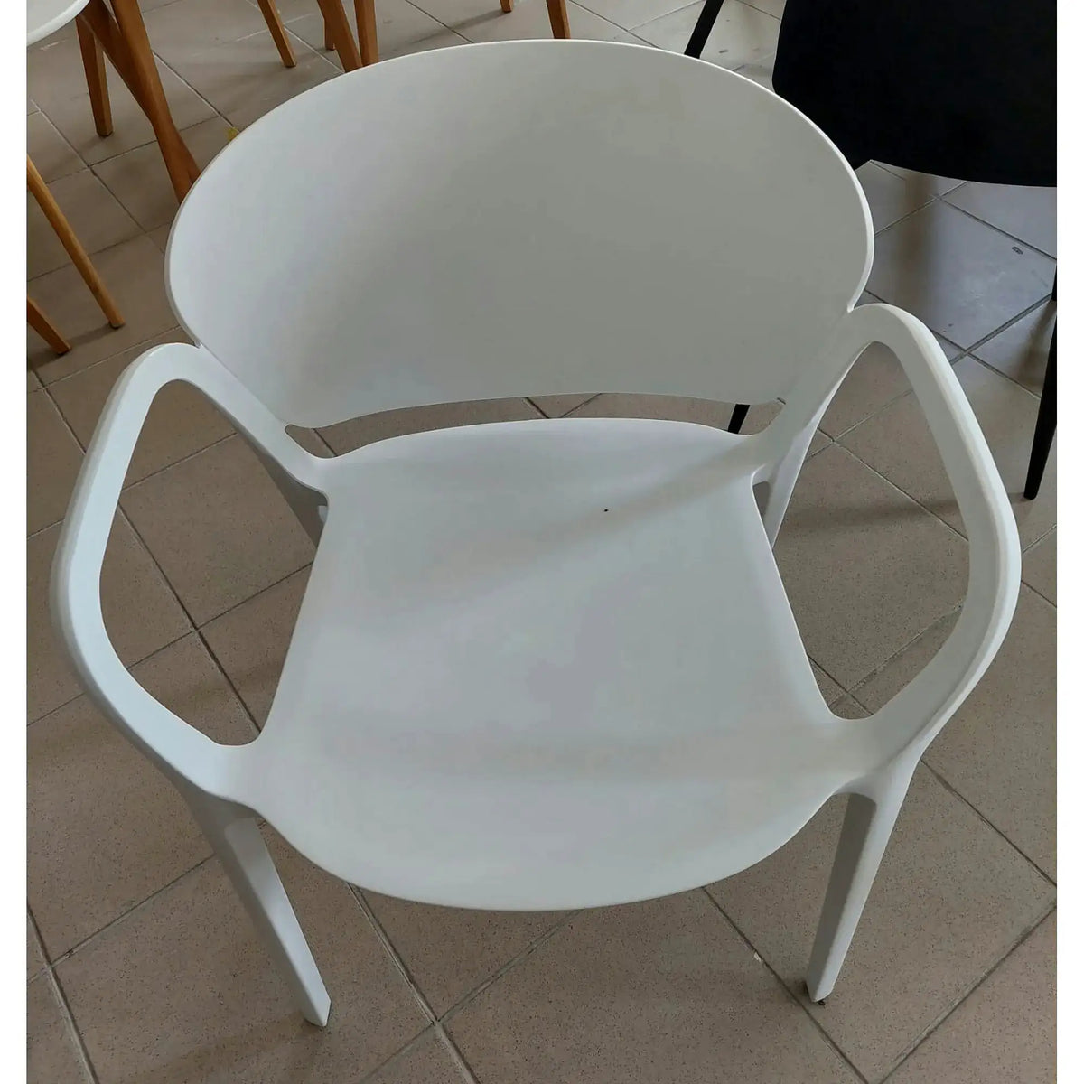 PRODUS RESIGILAT - Scaun K491, alb, polipropilena, 60x56x76 cm