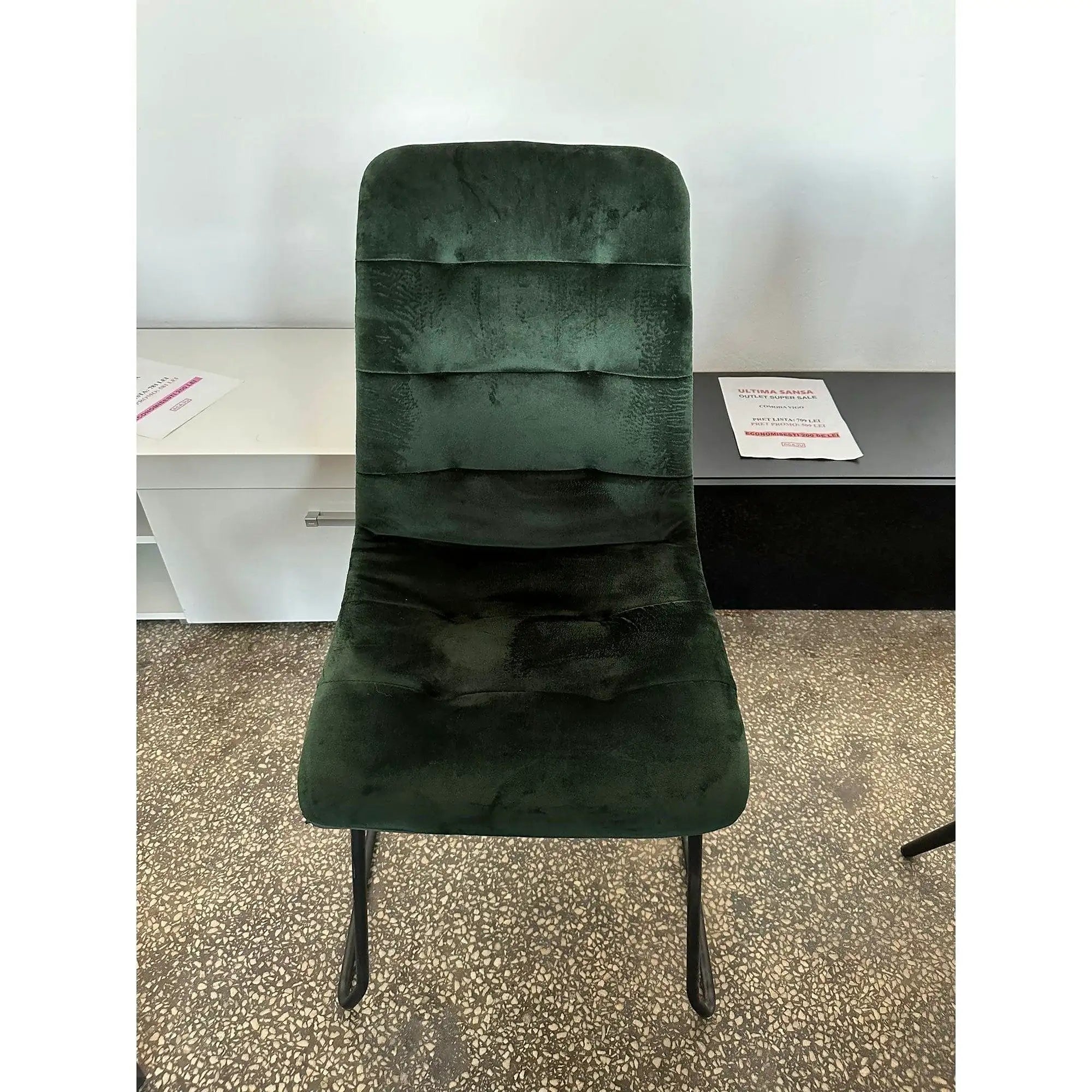PRODUS RESIGILAT - Scaun tapitat modern K321, 45X55X84 cm