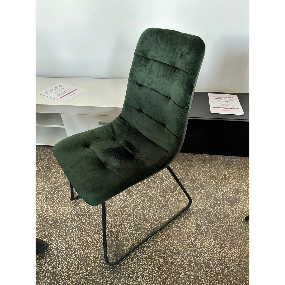 PRODUS RESIGILAT - Scaun tapitat modern K321, 45X55X84 cm