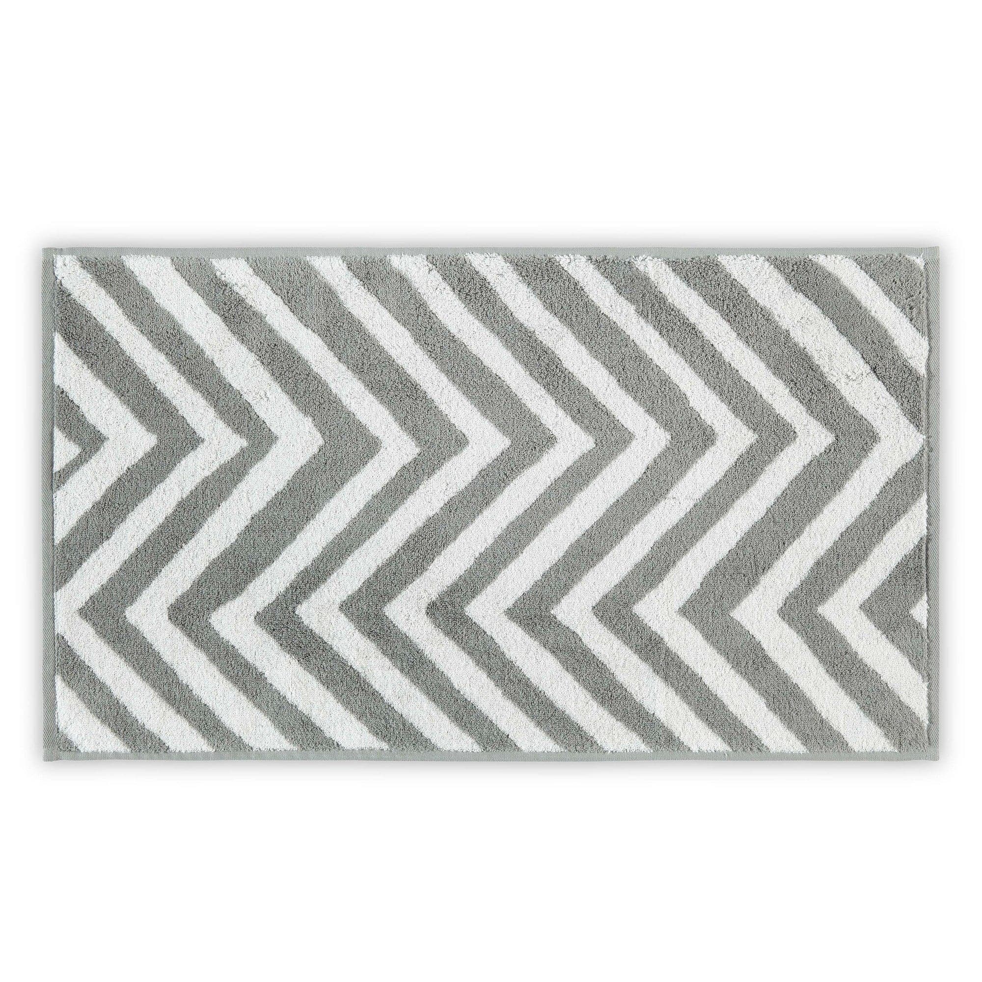 Prosop baie 581CAN1360, gri/alb, bumbac, 33x33 cm