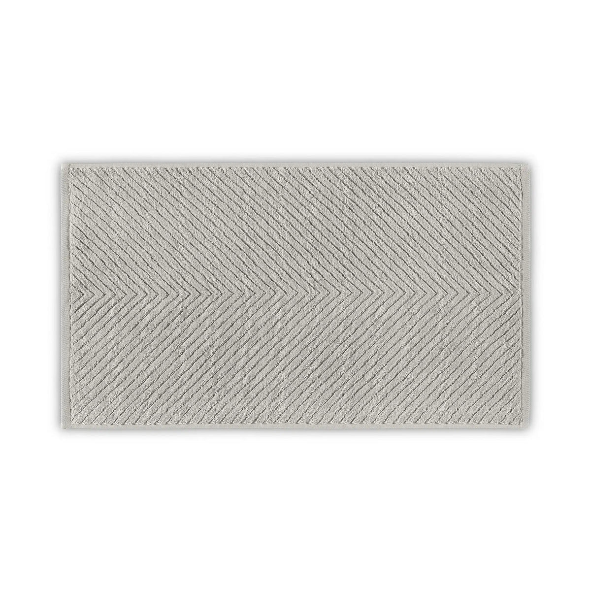 Prosop baie CHEVRON, gri, bumbac, 33x33 cm