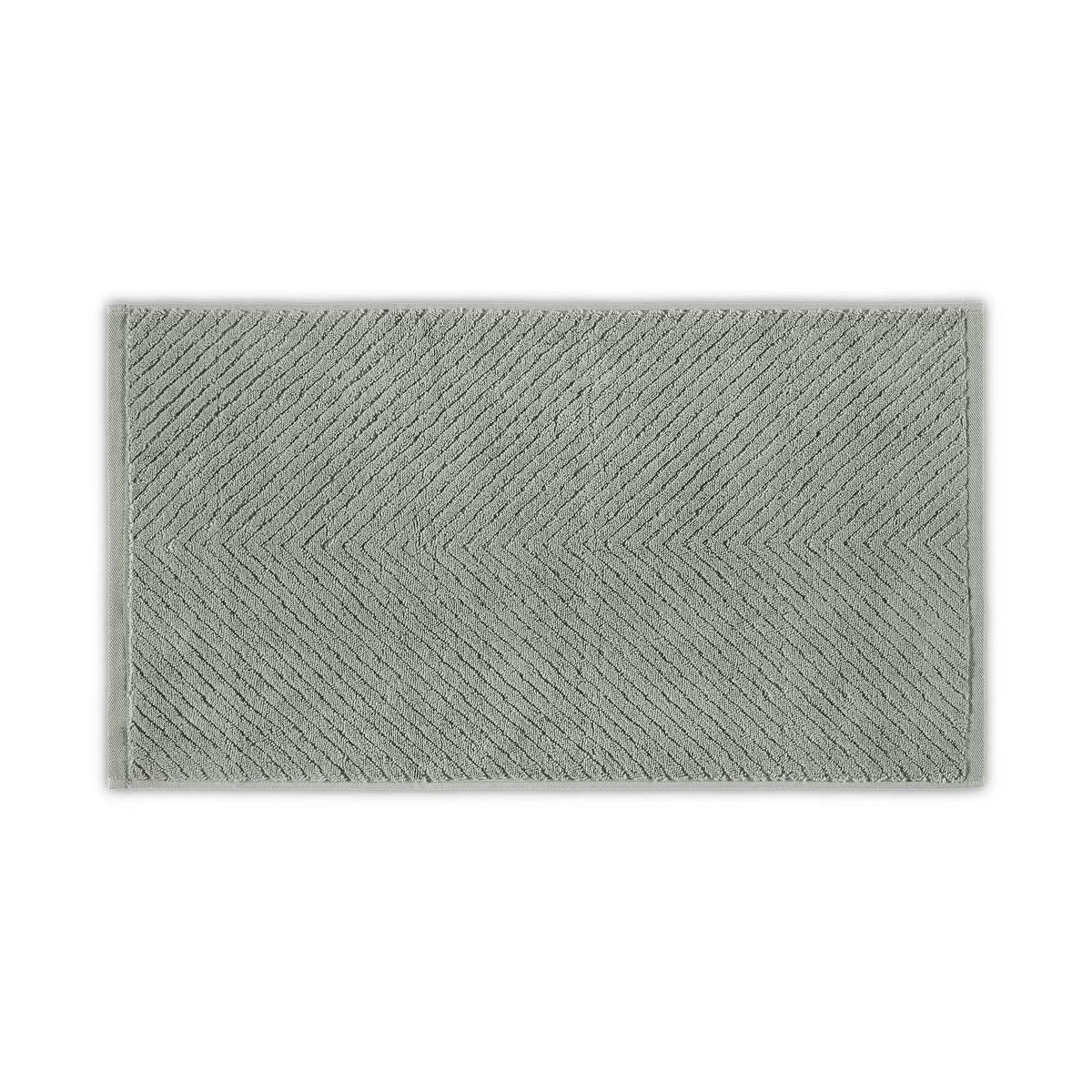 Prosop baie CHEVRON, gri, bumbac, 40x71 cm
