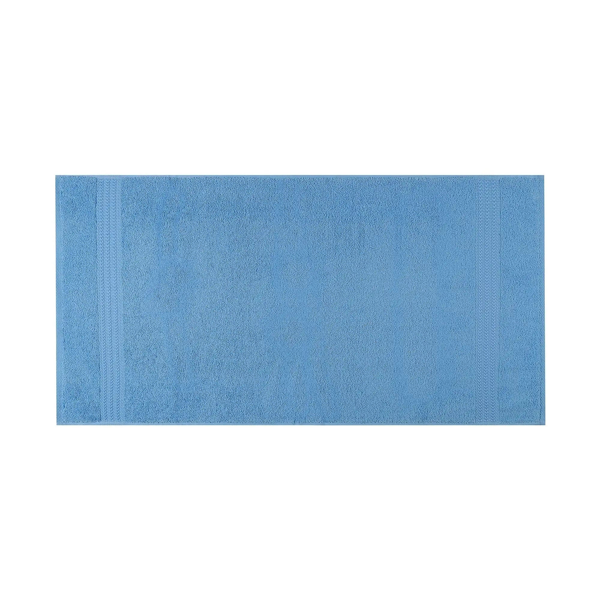 Prosop baie RAINBOW, albastru, bumbac, 50x90 cm