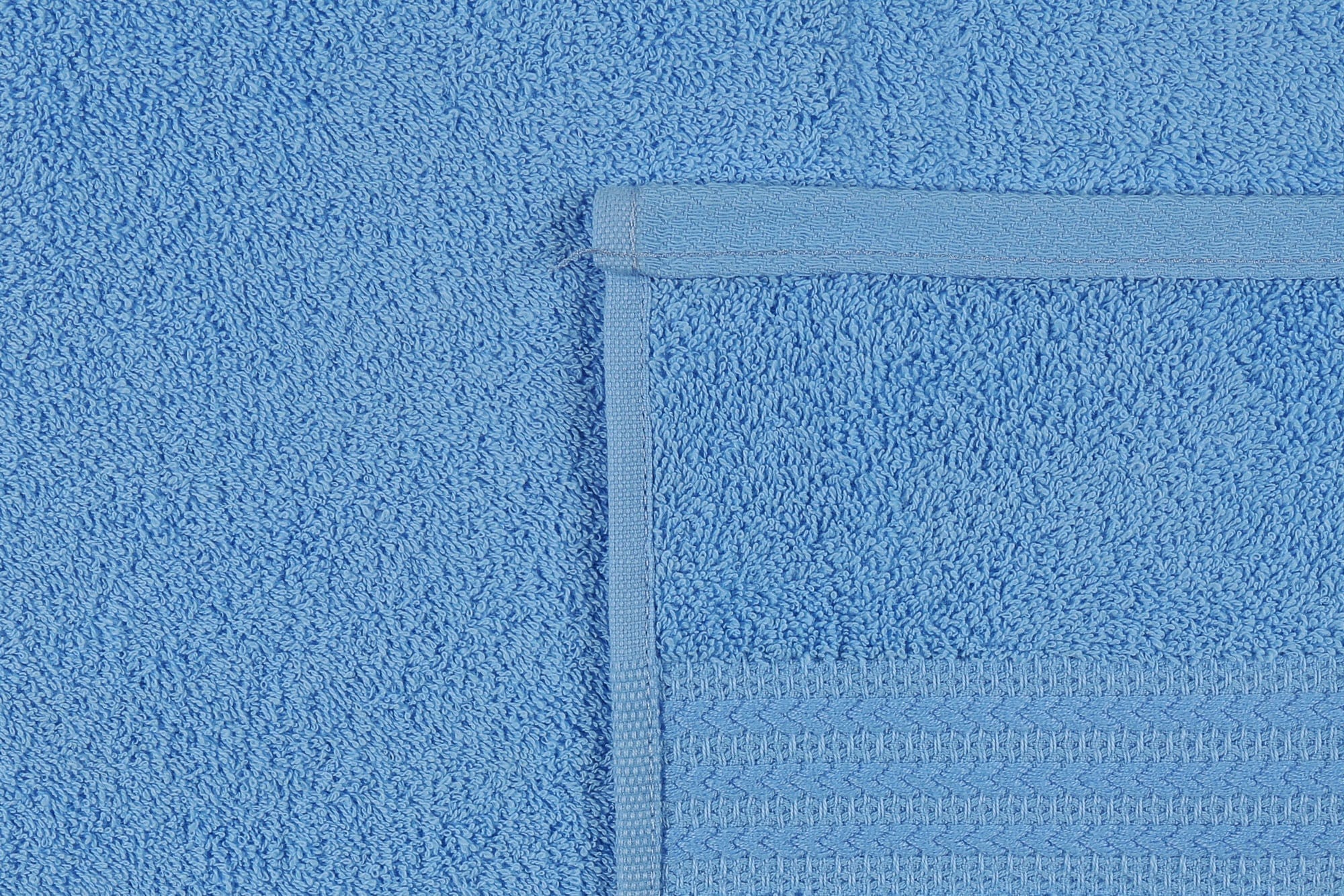 Prosop baie RAINBOW, albastru, bumbac, 50x90 cm