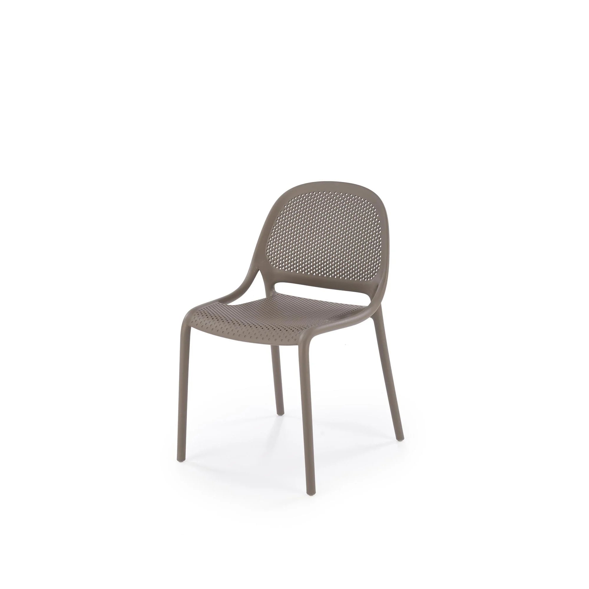 Scaun de gradina K532, grej, polipropilena, 50x56x80 cm