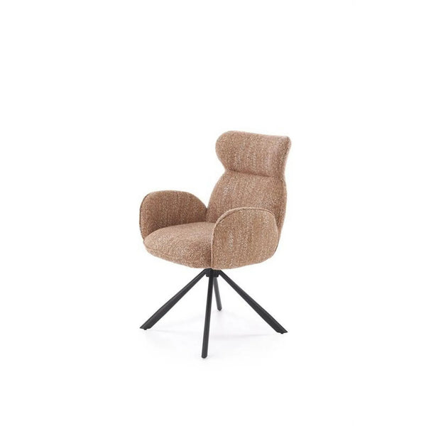 Scaun K571, scortisoara/negru, stofa clasica/otel, 63x64x93 cm