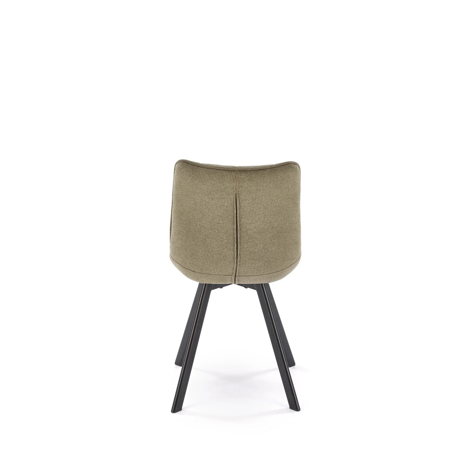 Scaun K549, verde/negru, stofa clasica/metal, 46x61x84 cm