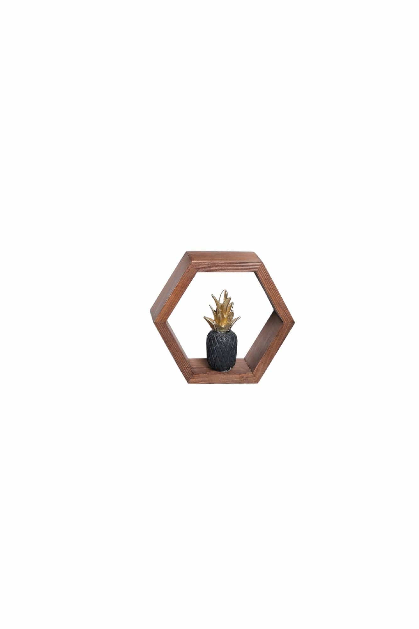 Raft 1047-11, nuc, lemn, 22x22 cm