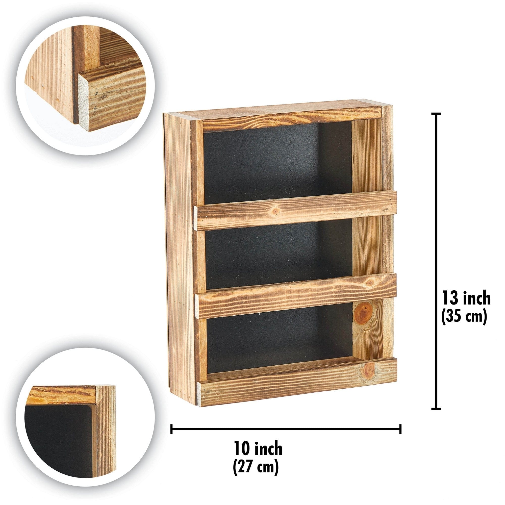 Raft 281MST2326, stejar, lemn, 27x8x35 cm