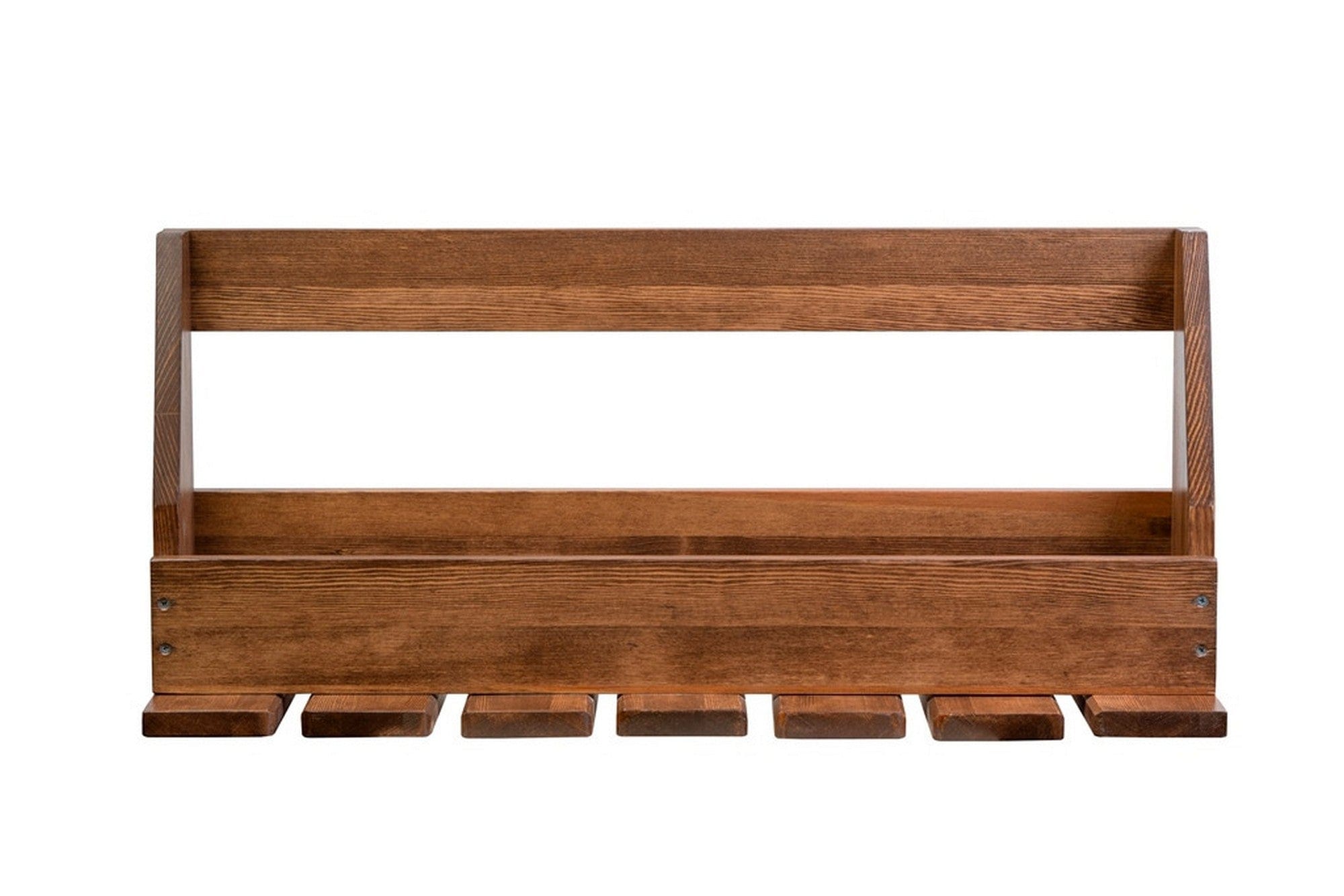 Raft bucatarie DZYD0013, nuc, lemn, 70x18x32 cm