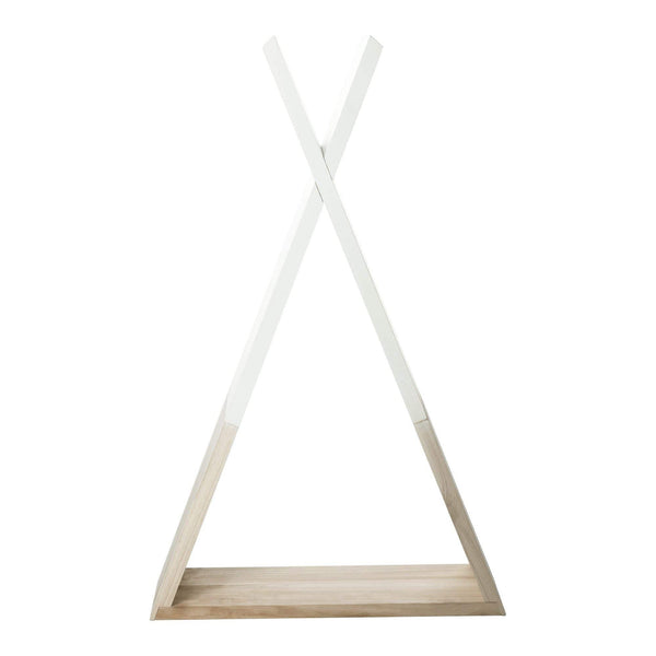 Raft copii JOLI, alb/stejar, 33x10x56 cm