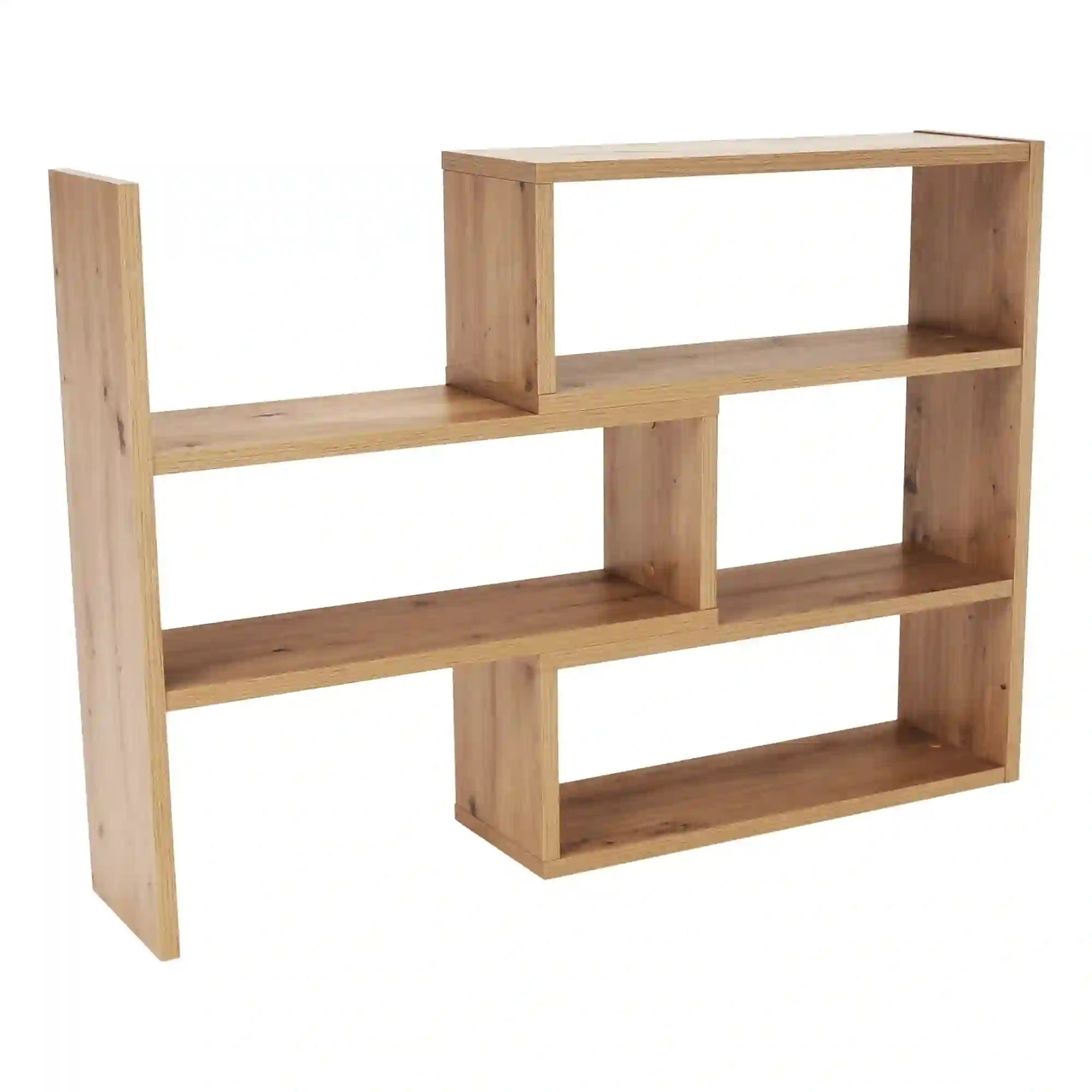 Raft KLOE III, stejar artisan, DTD laminat, 73/125x24x83 cm