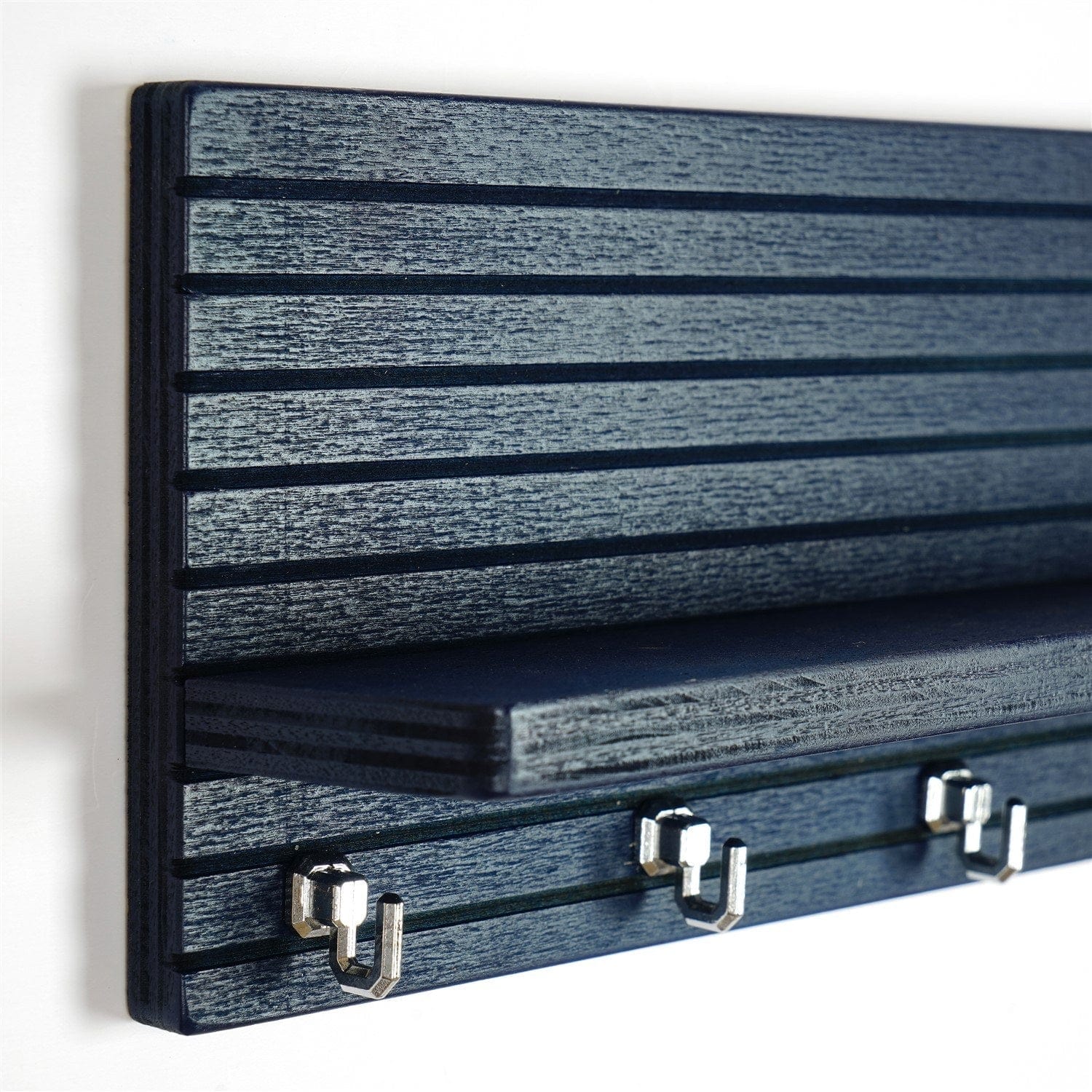 Raft LAZ165, albastru inchis, lemn, 20x9x13 cm